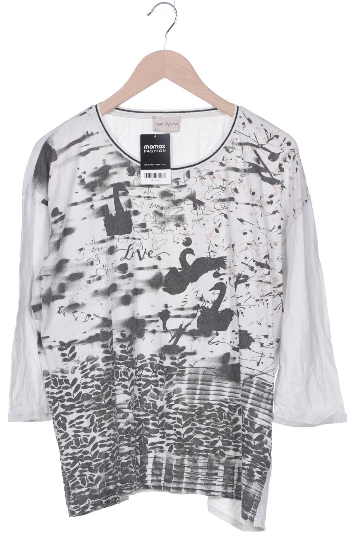 

VIA Appia DUE Damen Langarmshirt, grau, Gr. 46