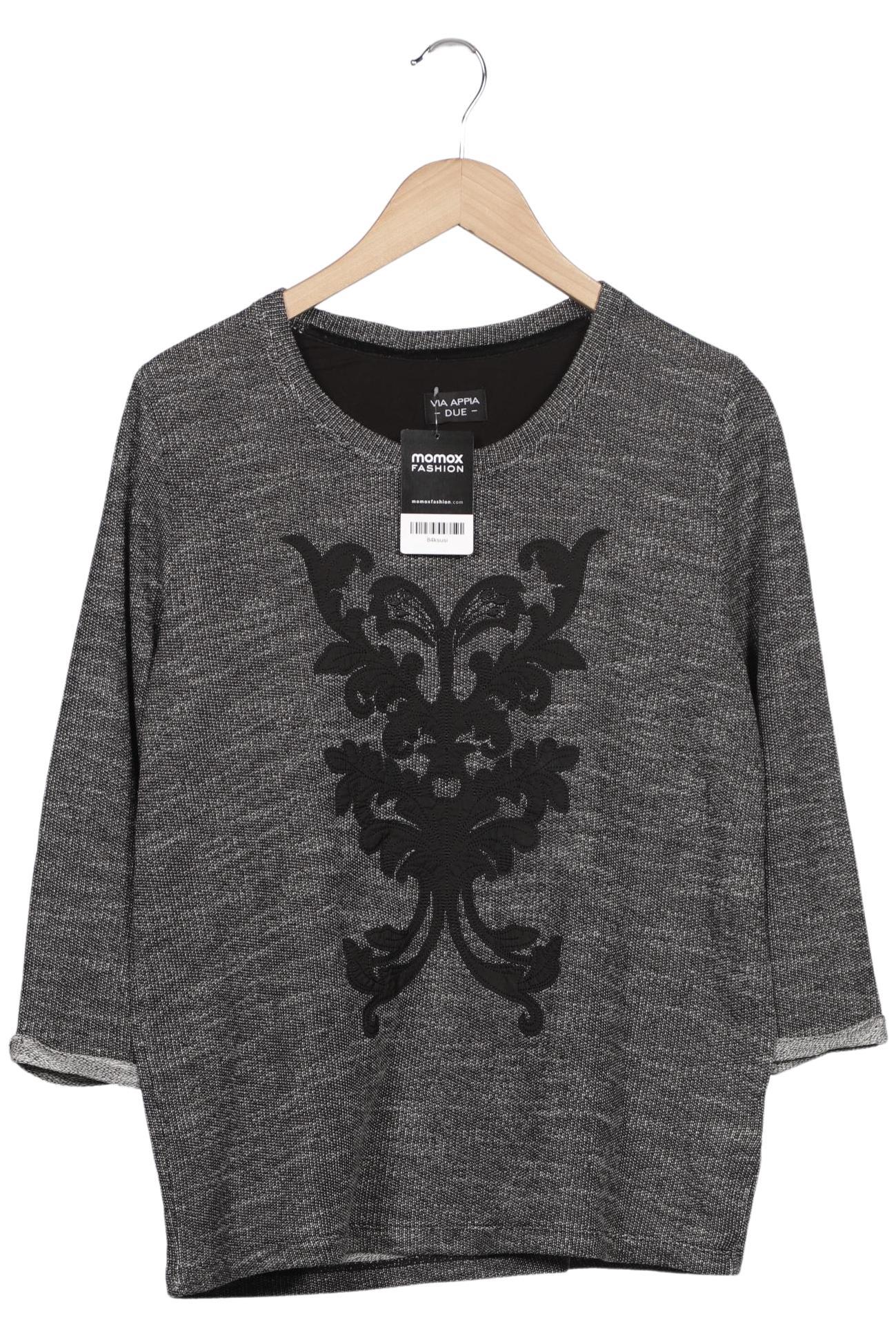 

VIA Appia DUE Damen Langarmshirt, grau, Gr. 42