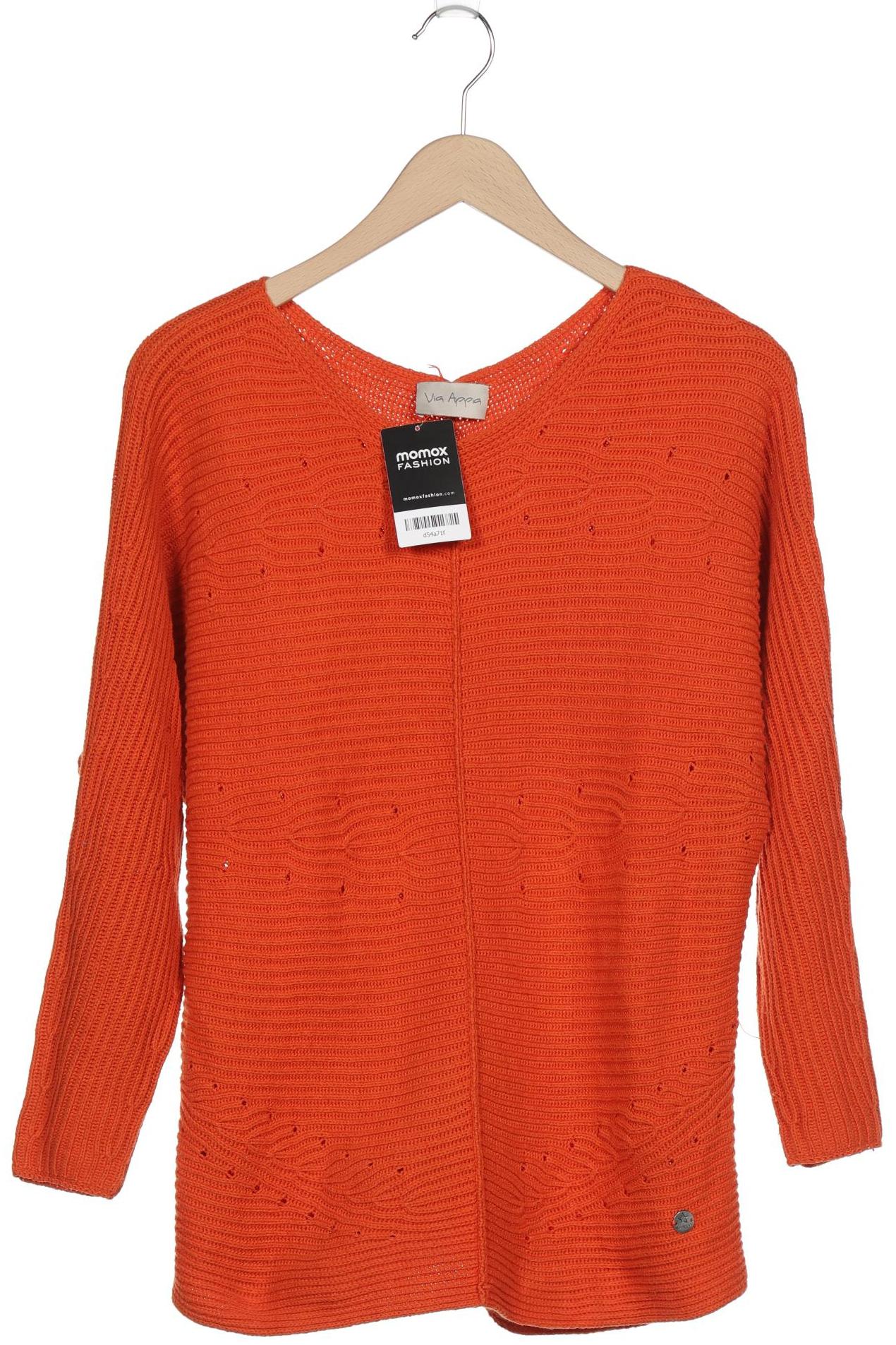 

VIA Appia DUE Damen Pullover, orange, Gr. 40