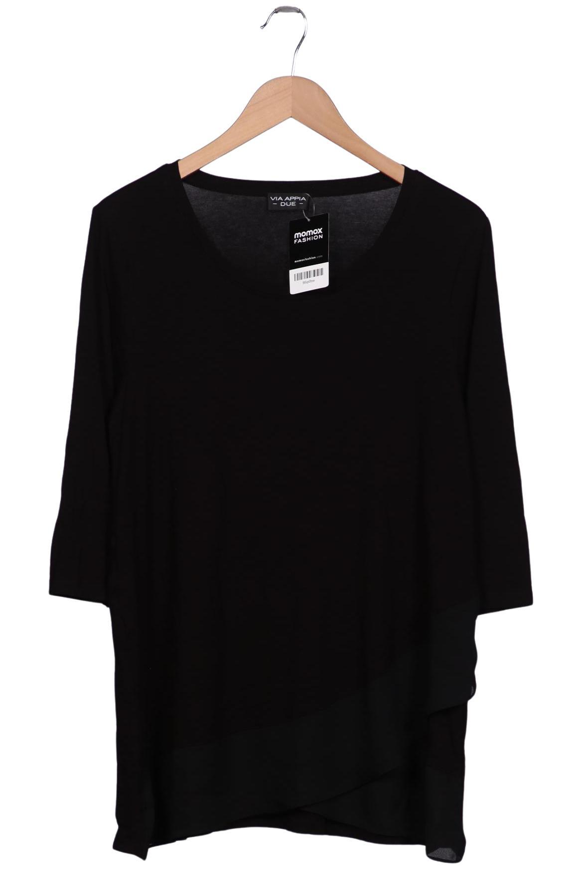 

VIA Appia DUE Damen Langarmshirt, schwarz, Gr. 44