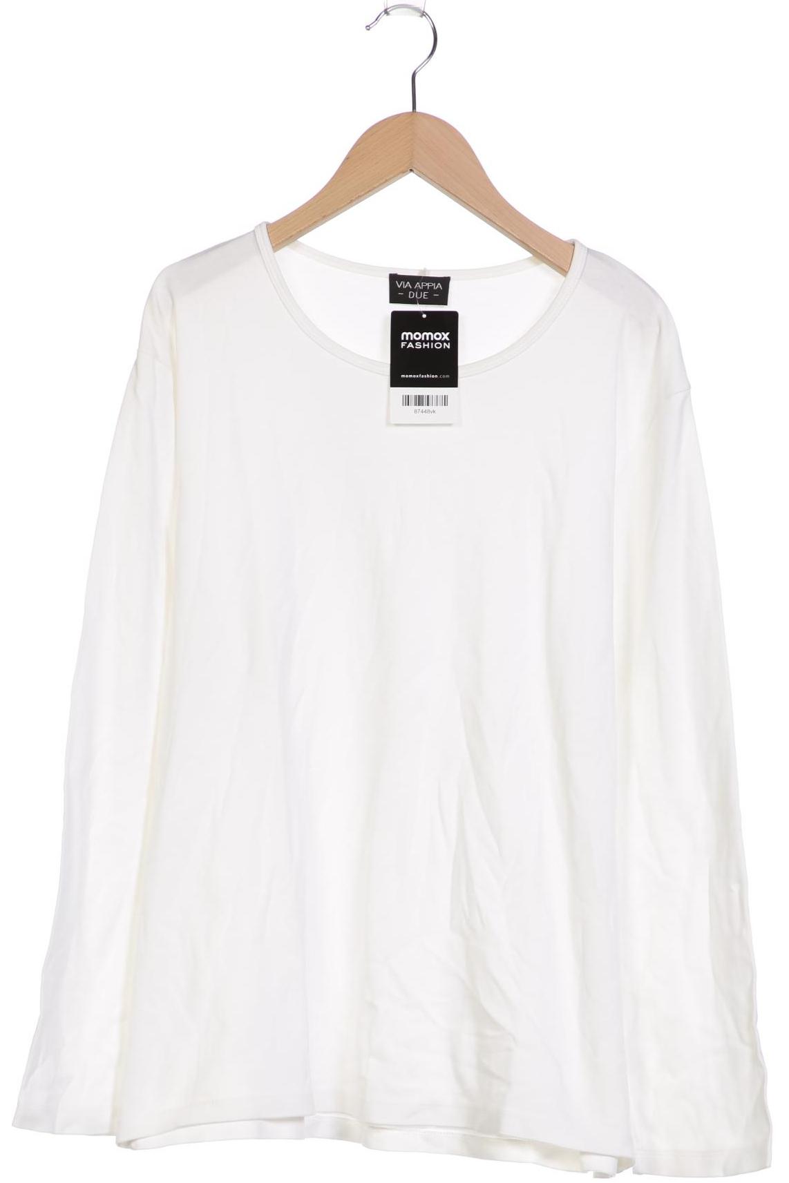 

VIA Appia DUE Damen Langarmshirt, weiß, Gr. 46