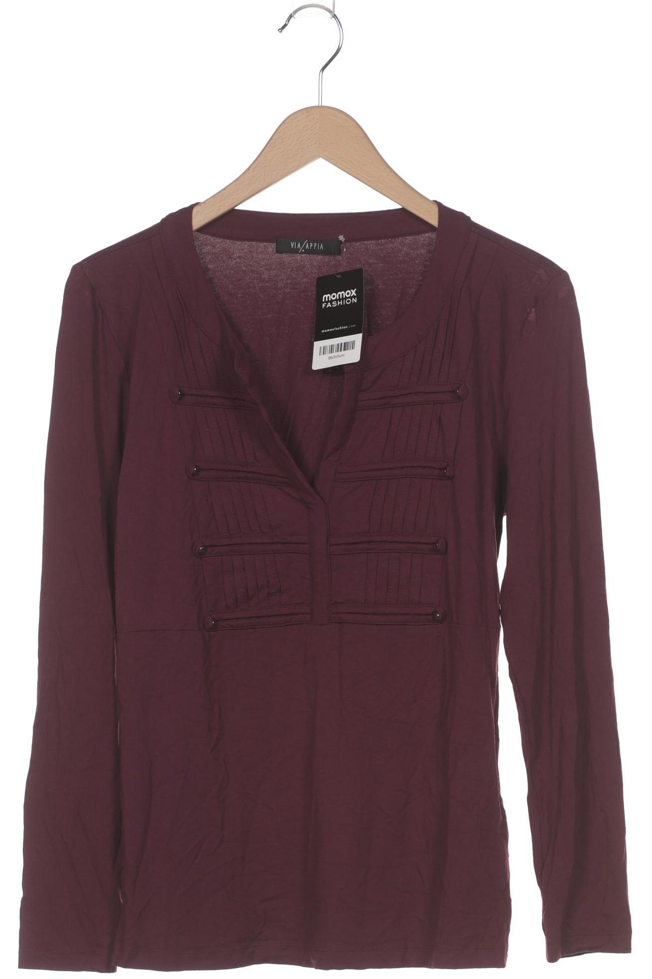 

VIA Appia DUE Damen Langarmshirt, bordeaux, Gr. 42