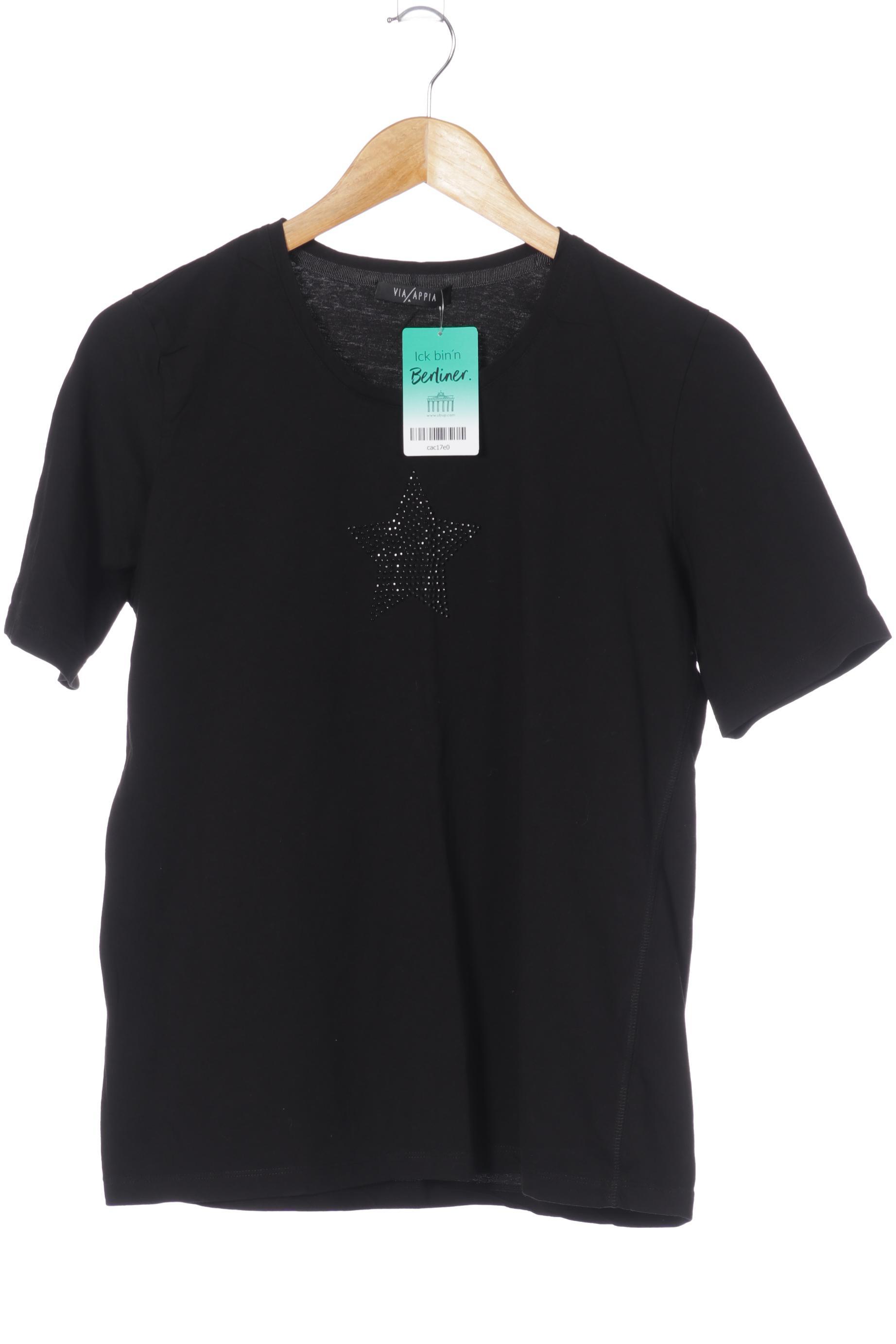 

VIA Appia DUE Damen T-Shirt, schwarz, Gr. 44