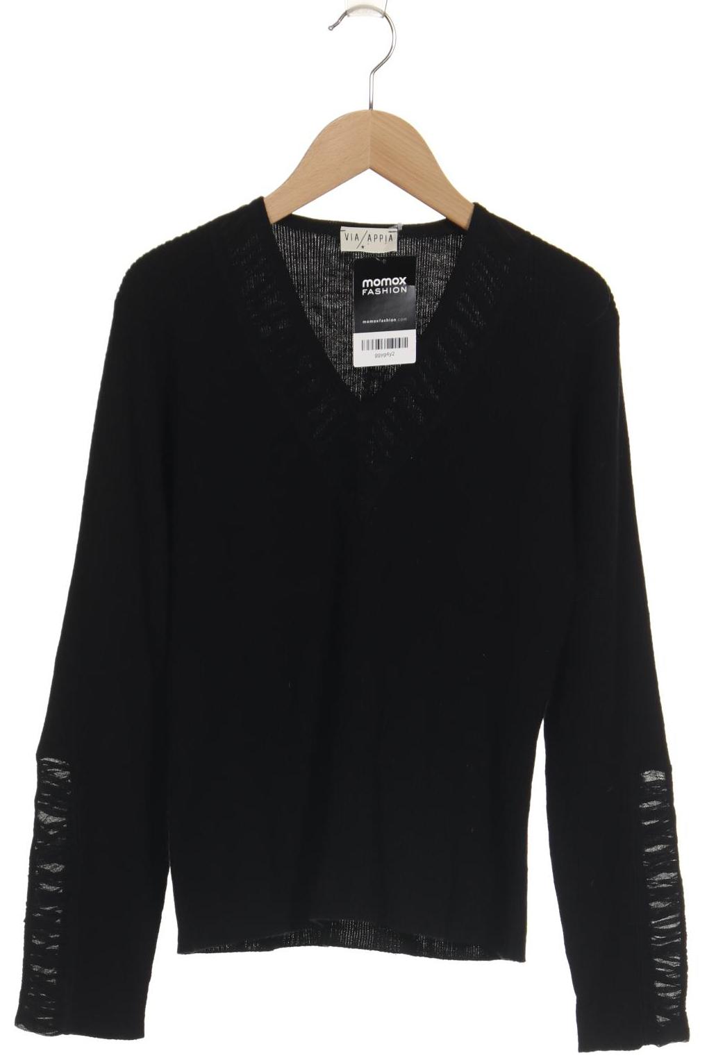 

VIA Appia DUE Damen Pullover, schwarz, Gr. 36