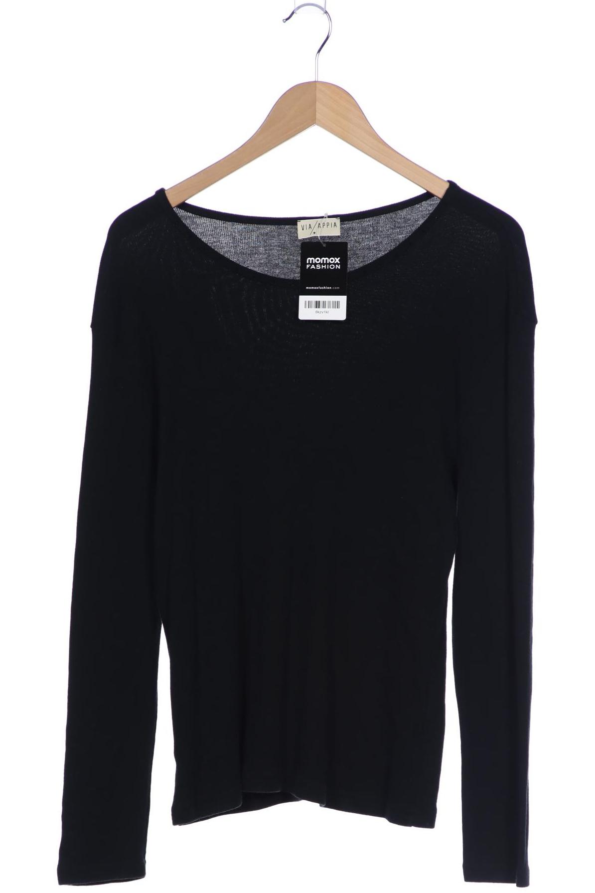 

VIA Appia DUE Damen Langarmshirt, schwarz, Gr. 44