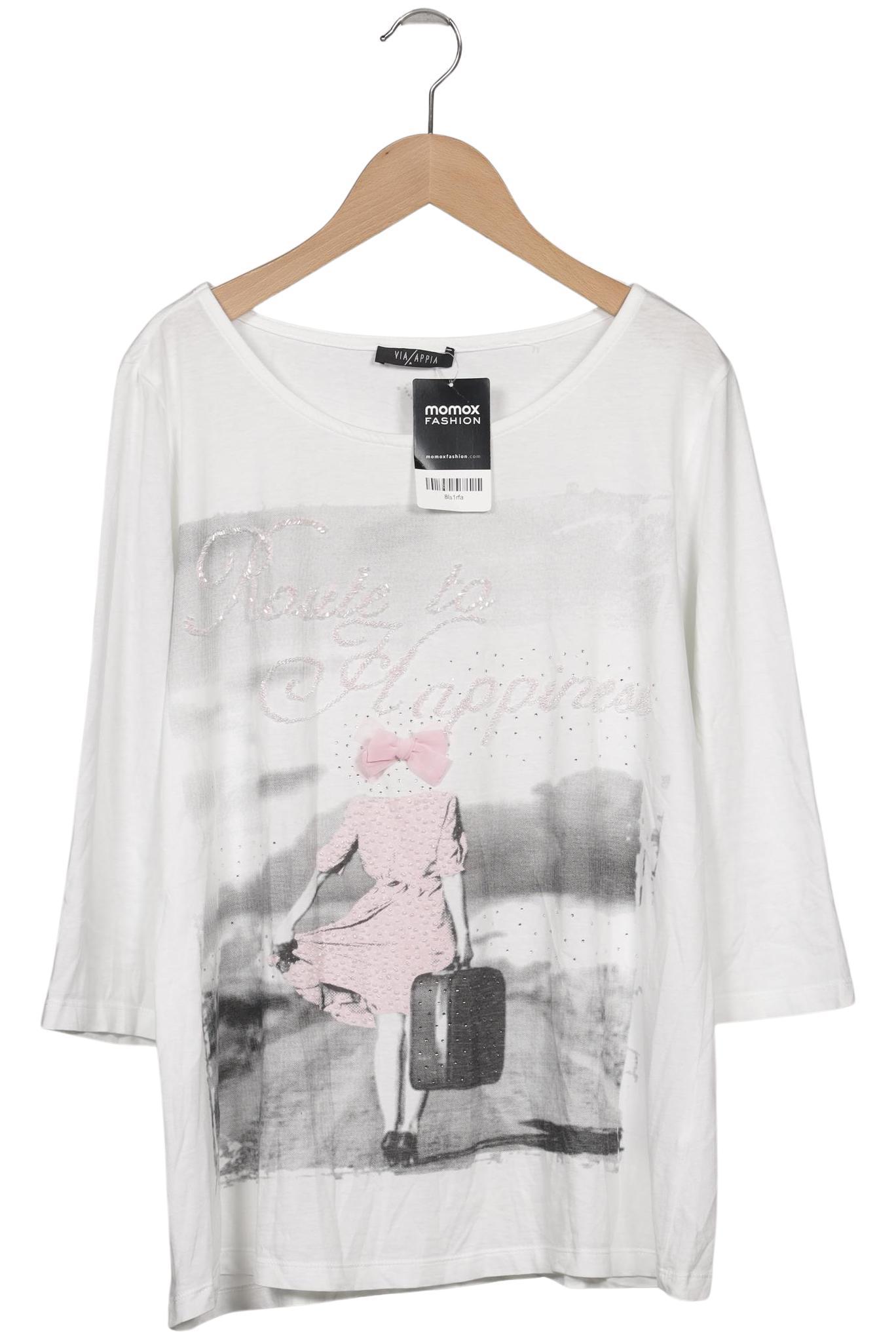 

VIA Appia DUE Damen Langarmshirt, weiß, Gr. 38