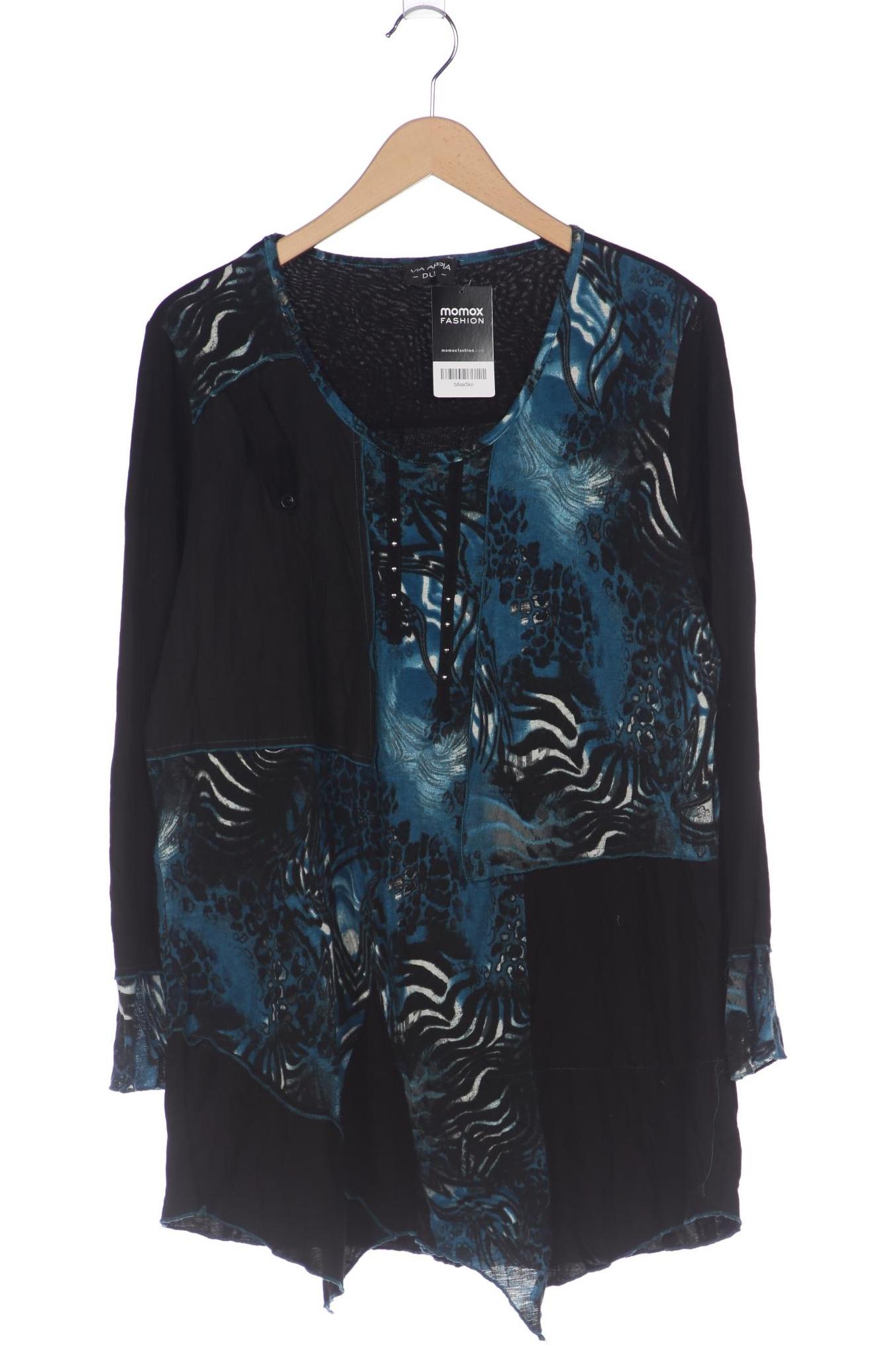 

VIA Appia DUE Damen Langarmshirt, schwarz, Gr. 48