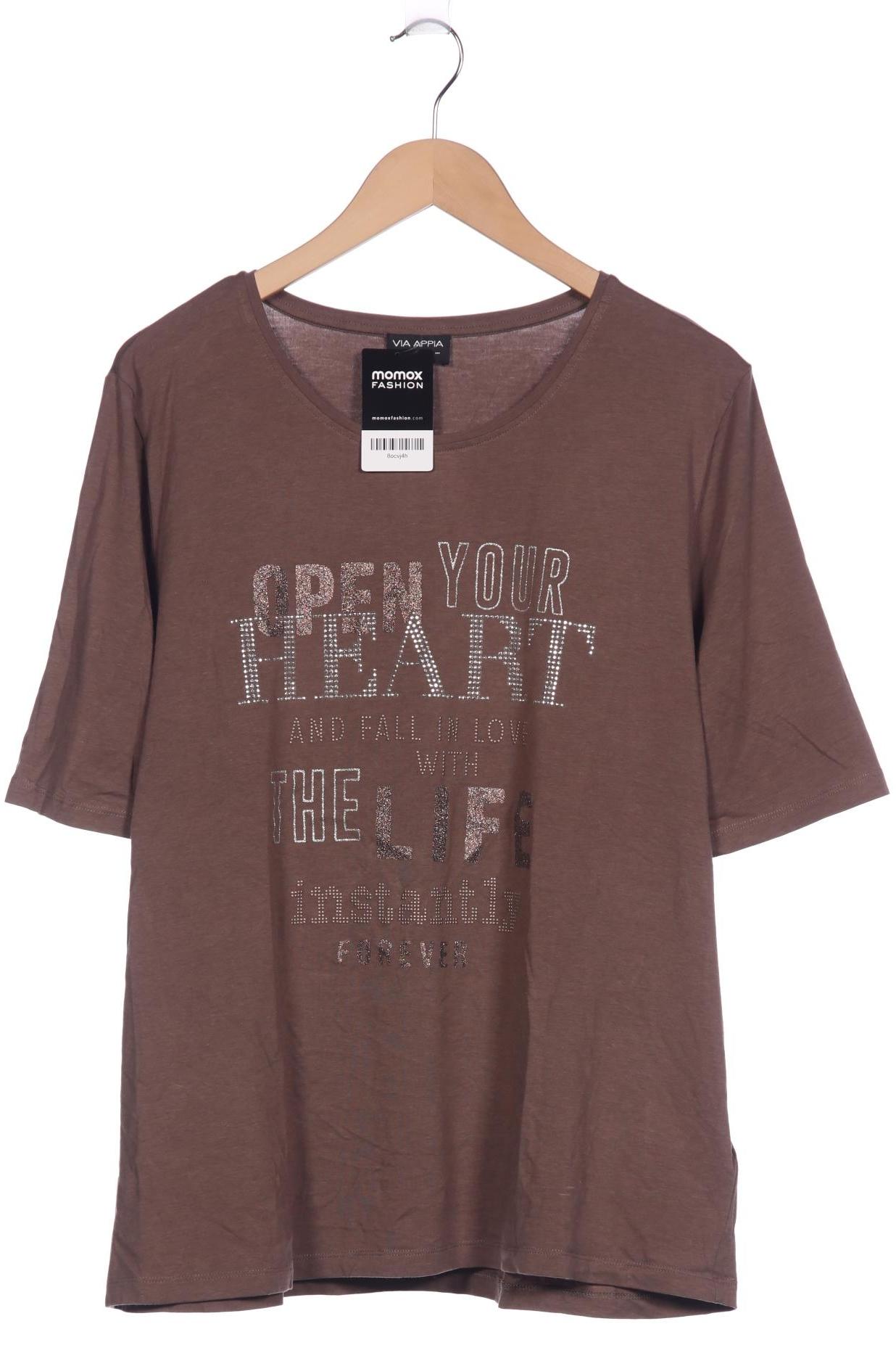 

VIA Appia DUE Damen T-Shirt, braun, Gr. 46