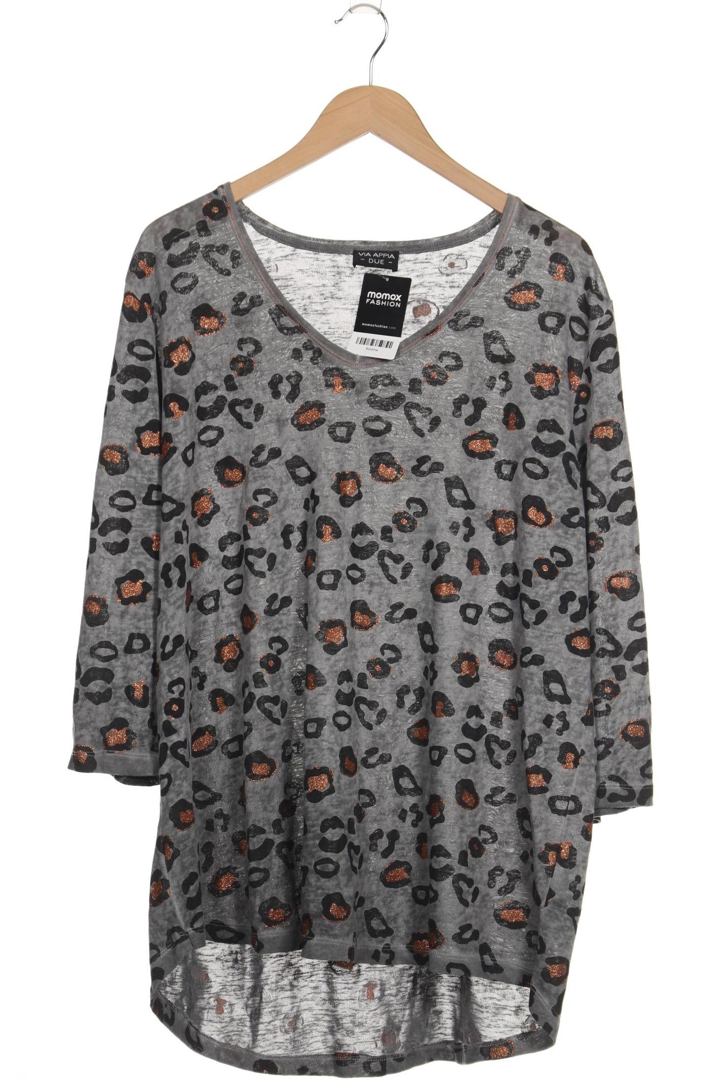 

VIA Appia DUE Damen Langarmshirt, grau, Gr. 50
