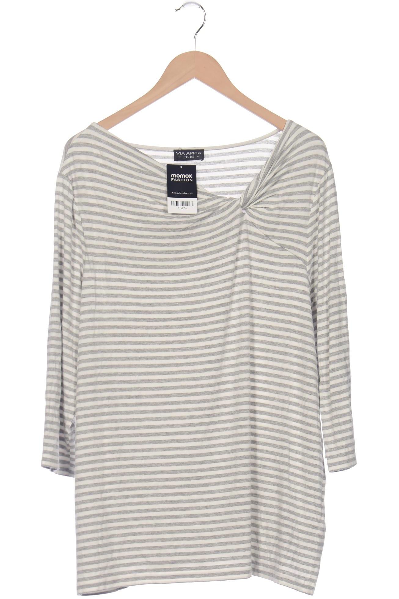 

VIA Appia DUE Damen Langarmshirt, grau, Gr. 50