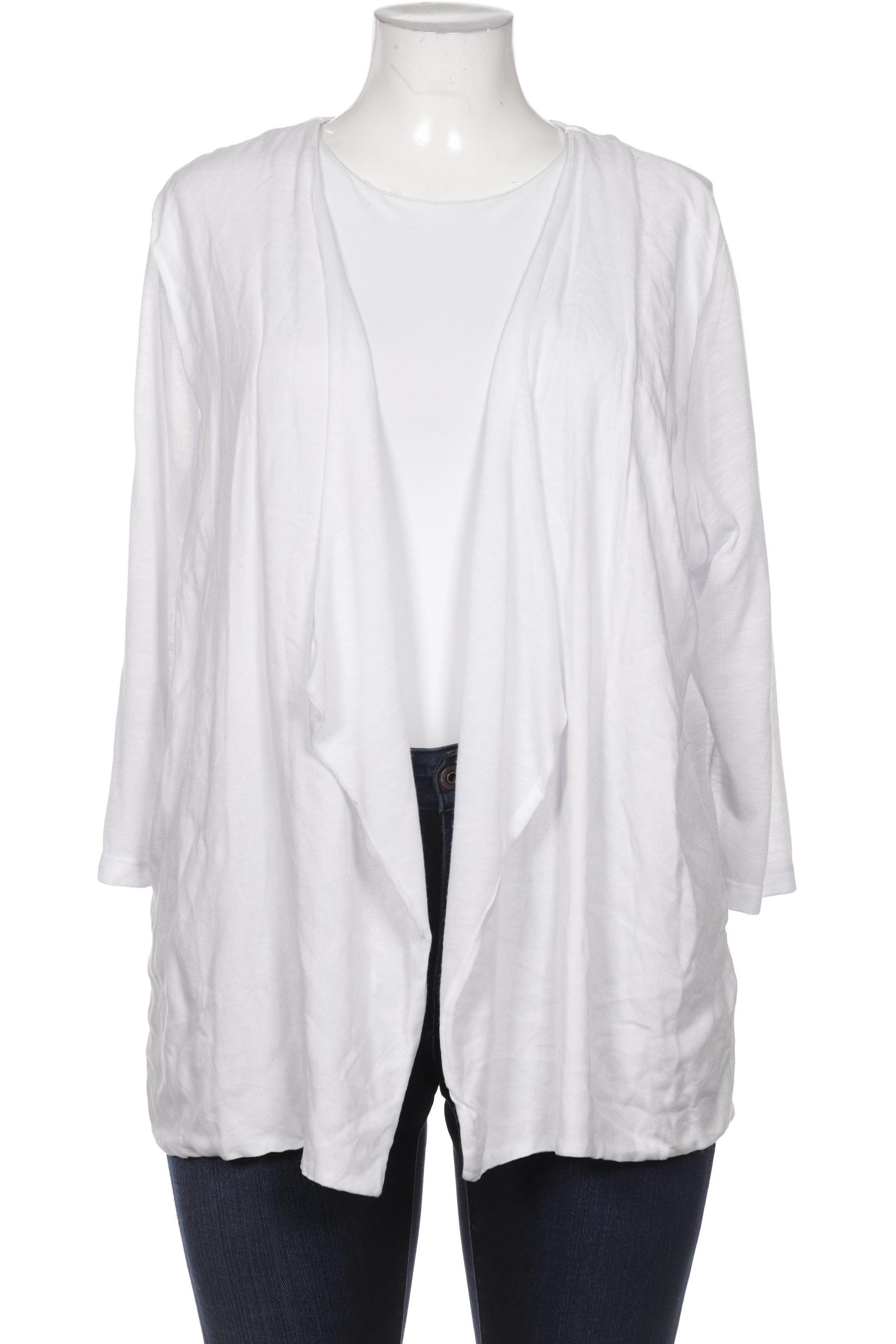

VIA Appia DUE Damen Strickjacke, weiß, Gr. 52