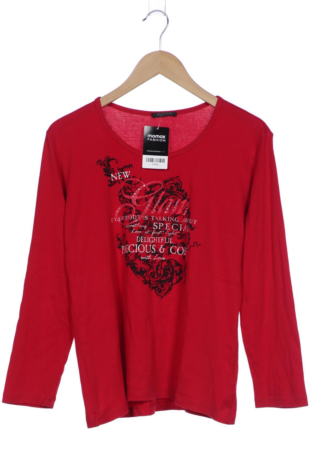 

VIA Appia DUE Damen Langarmshirt, rot, Gr. 42
