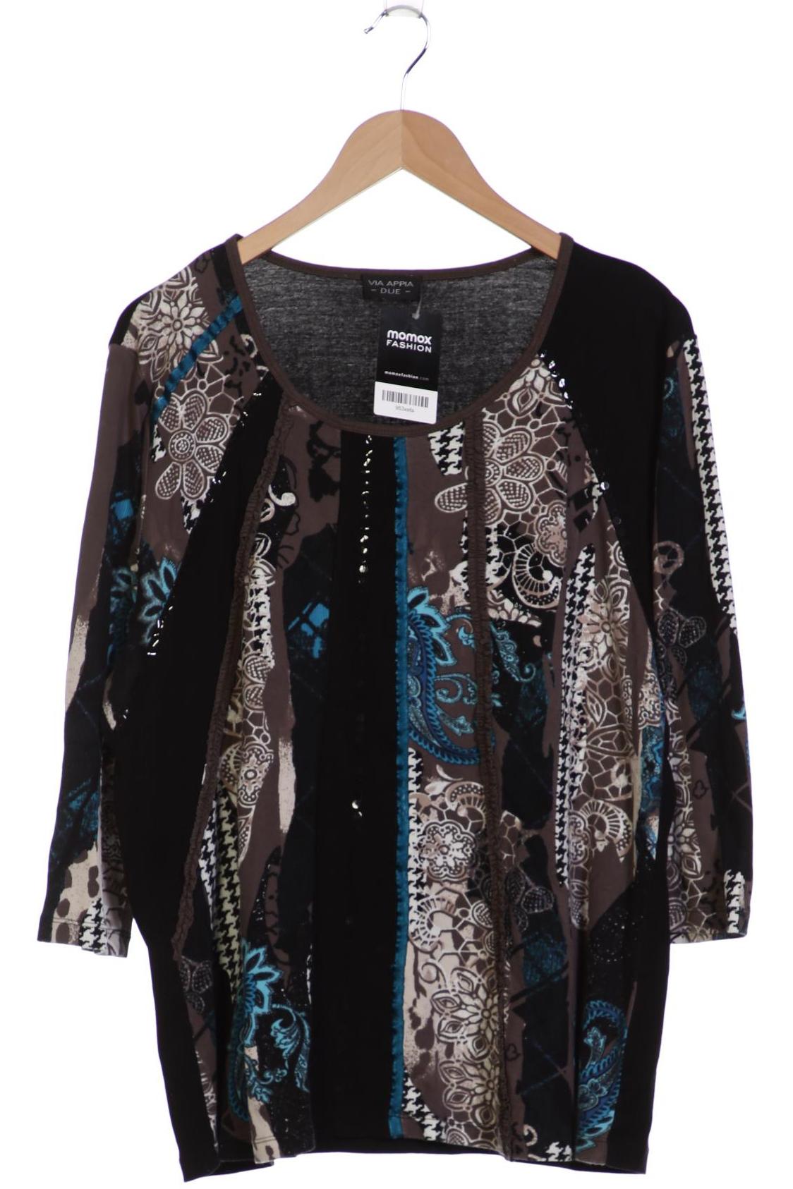 

VIA Appia DUE Damen Langarmshirt, schwarz, Gr. 48