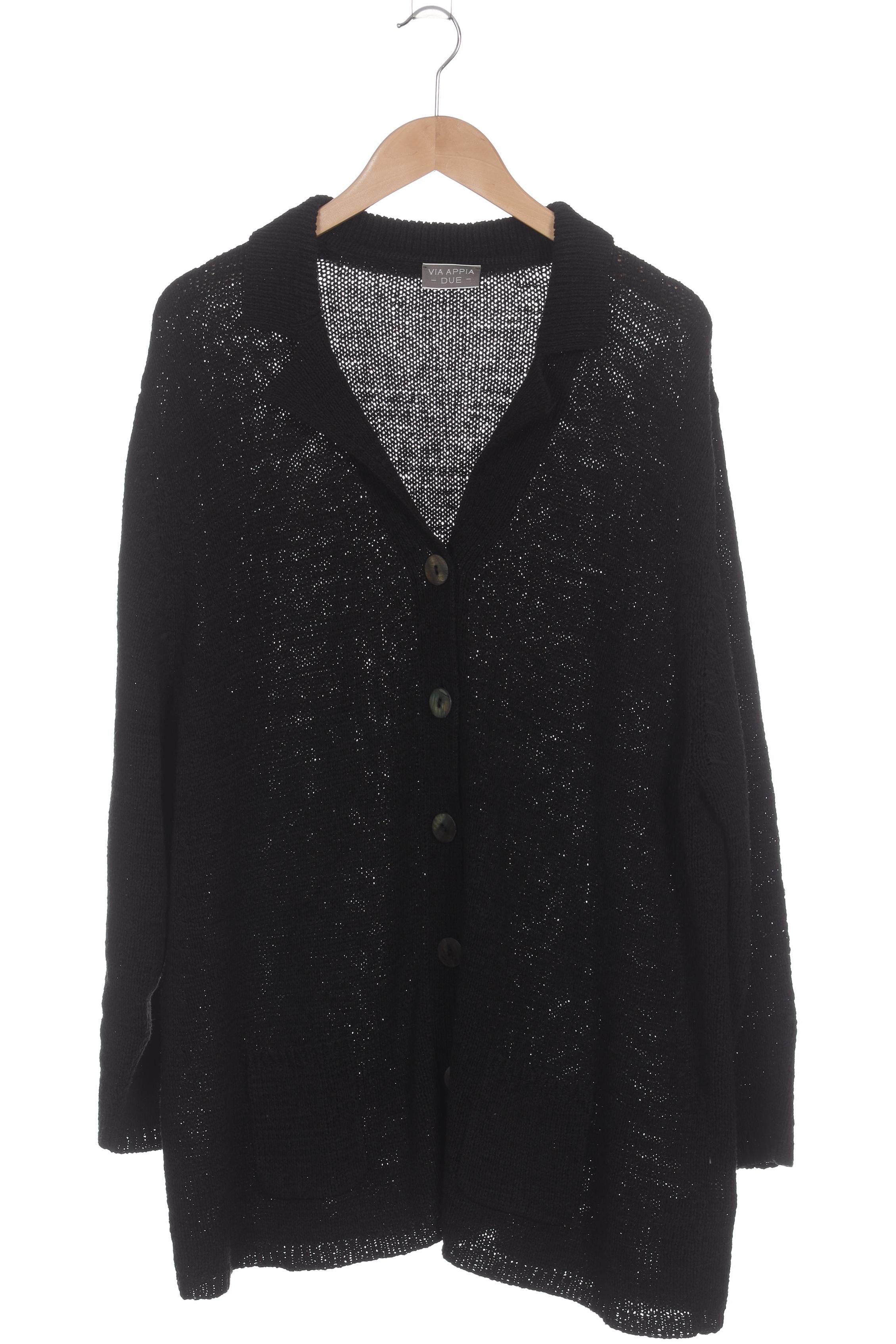 

VIA Appia DUE Damen Strickjacke, schwarz, Gr. 54