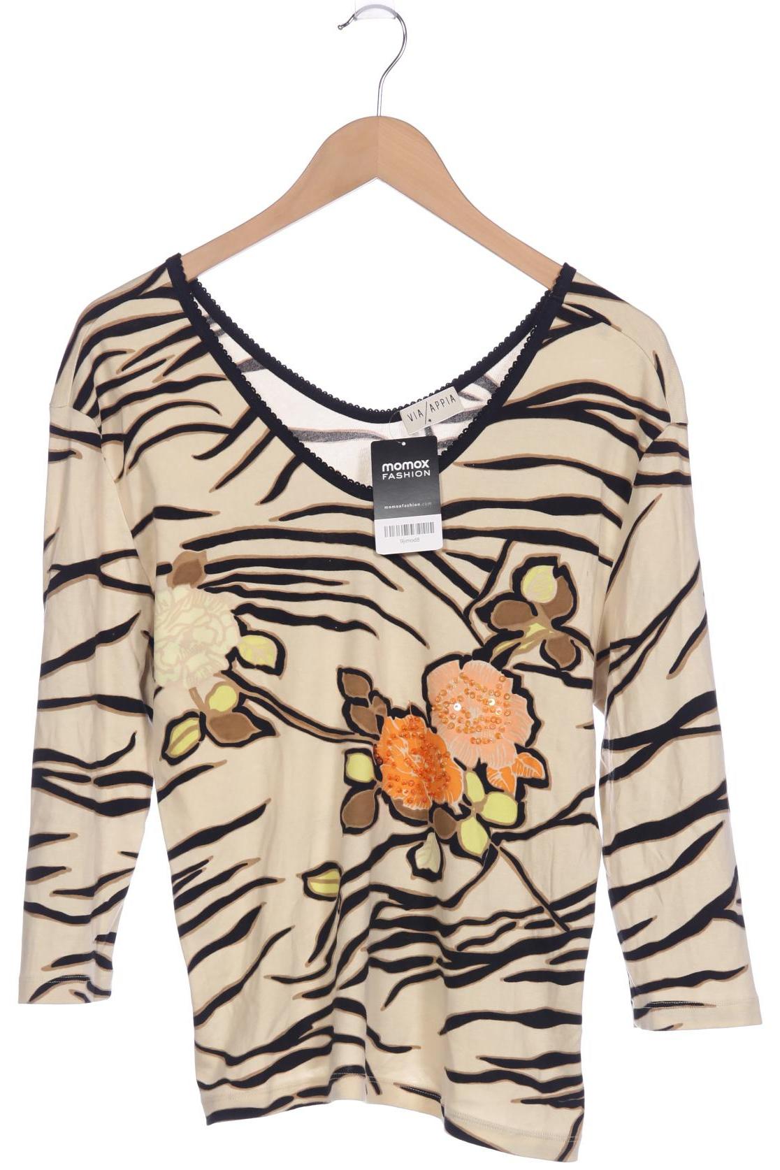 

VIA Appia DUE Damen Langarmshirt, beige, Gr. 46