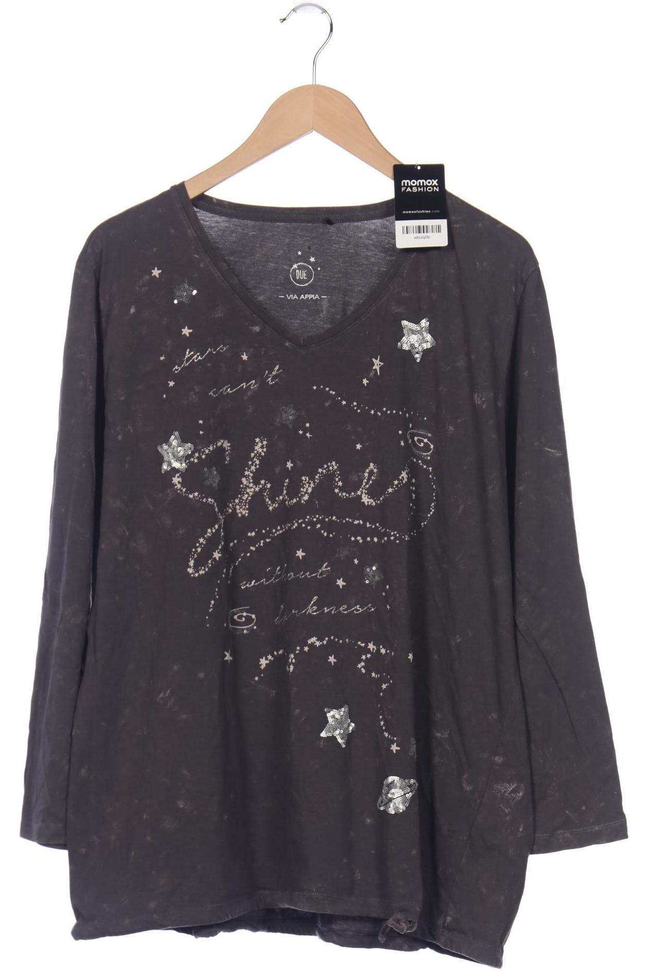 

VIA Appia DUE Damen Langarmshirt, grau, Gr. 52