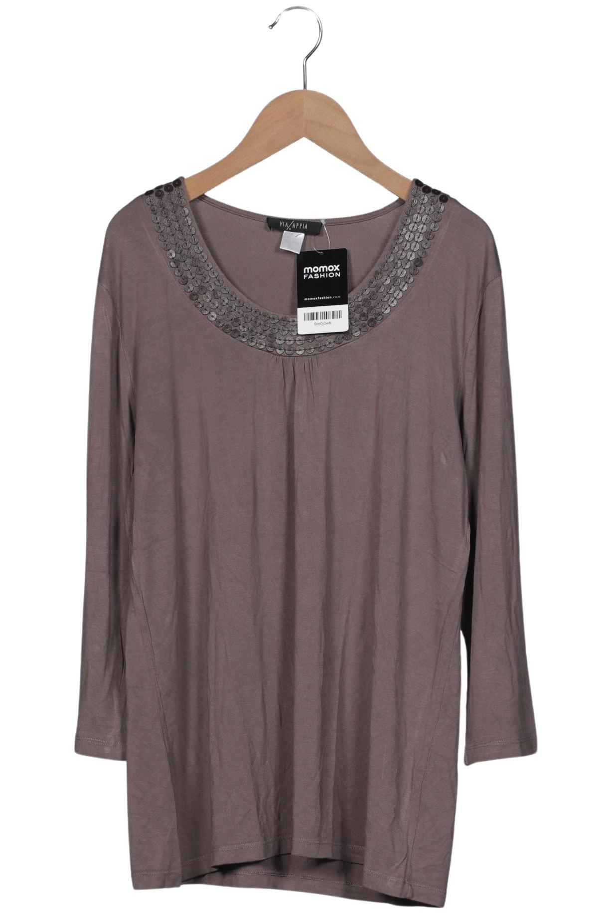 

VIA Appia DUE Damen Langarmshirt, grau, Gr. 44