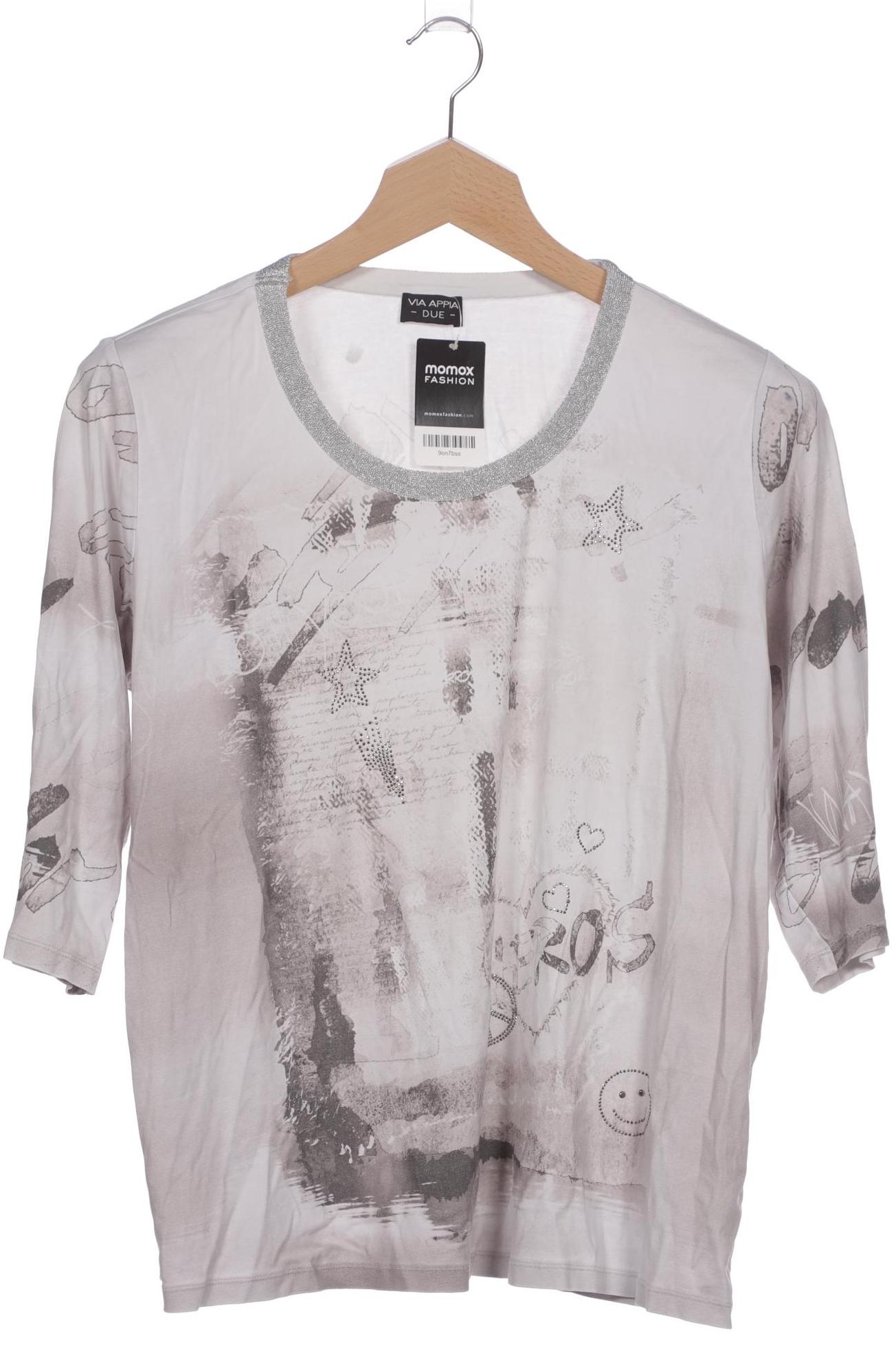 

VIA Appia DUE Damen Langarmshirt, grau, Gr. 52