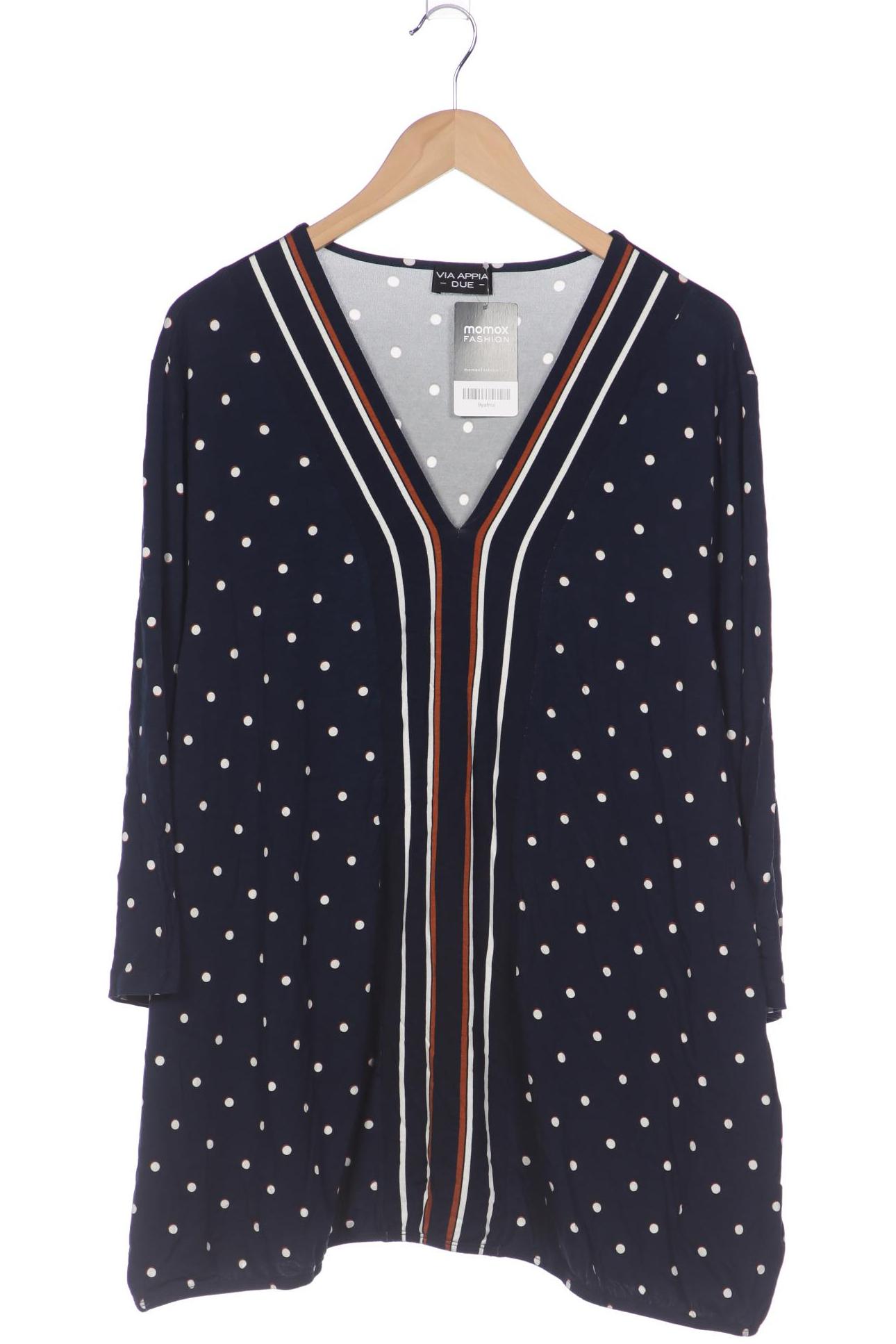 

VIA Appia DUE Damen Langarmshirt, marineblau, Gr. 52