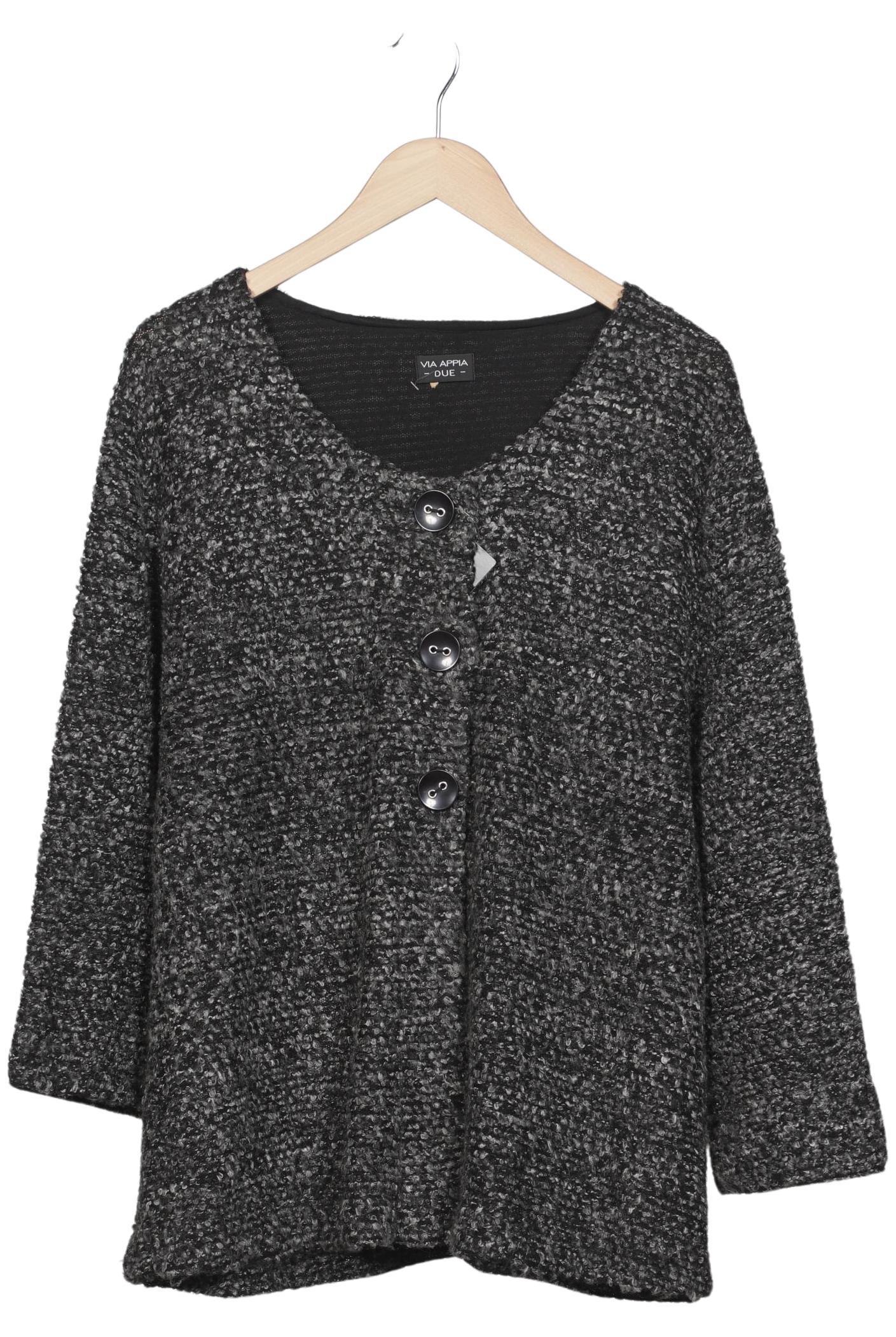 

VIA Appia DUE Damen Strickjacke, grau, Gr. 52