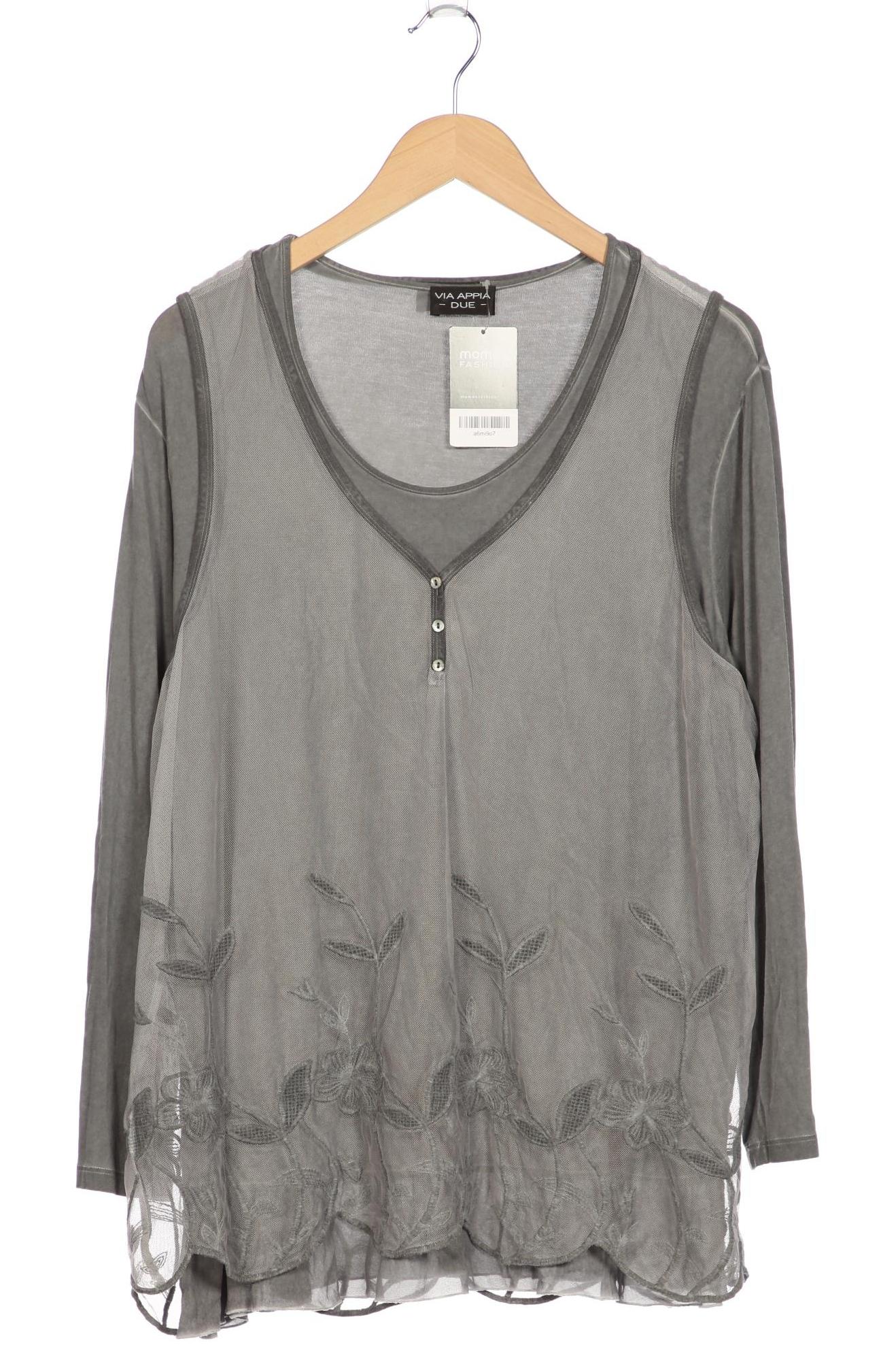 

VIA Appia DUE Damen Langarmshirt, grau, Gr. 48