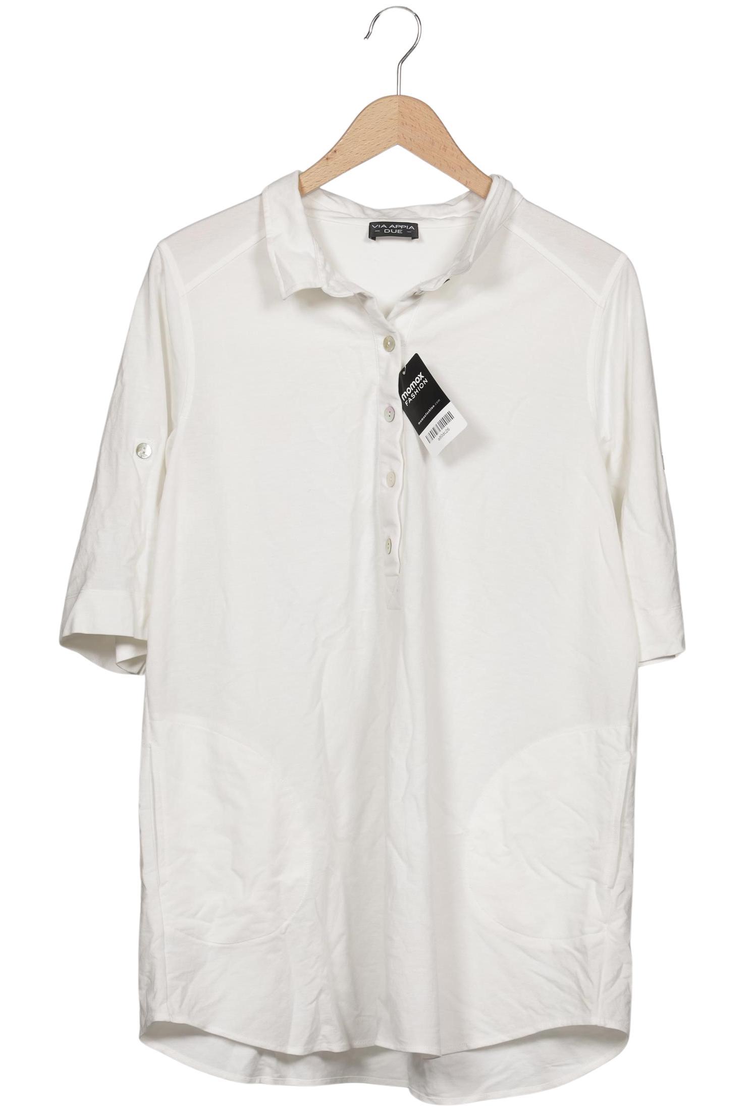 

VIA Appia DUE Damen Poloshirt, weiß, Gr. 44