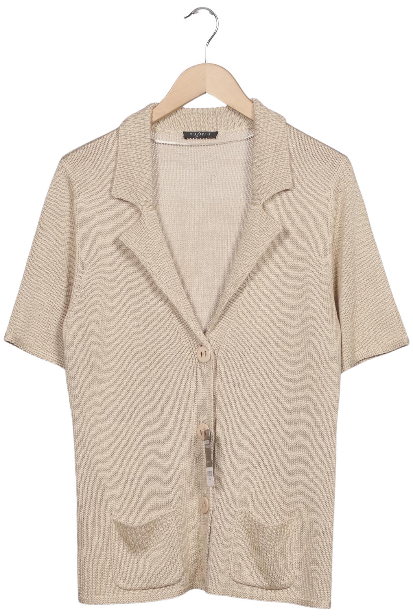 

VIA Appia DUE Damen Strickjacke, beige, Gr. 42