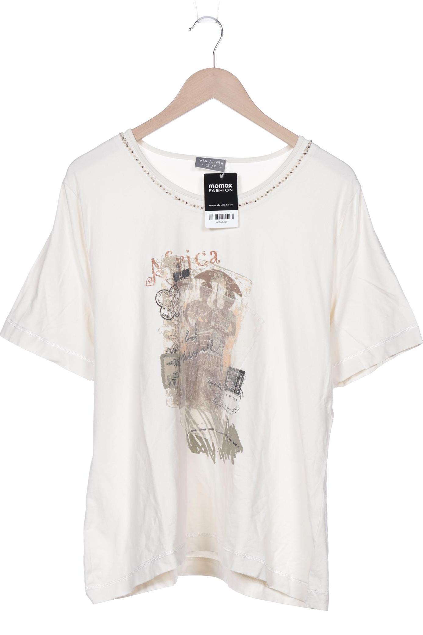 

VIA Appia DUE Damen T-Shirt, cremeweiß, Gr. 48