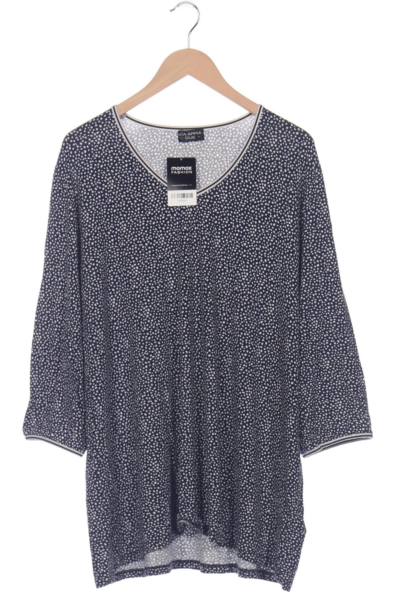 

VIA Appia DUE Damen Langarmshirt, marineblau, Gr. 52