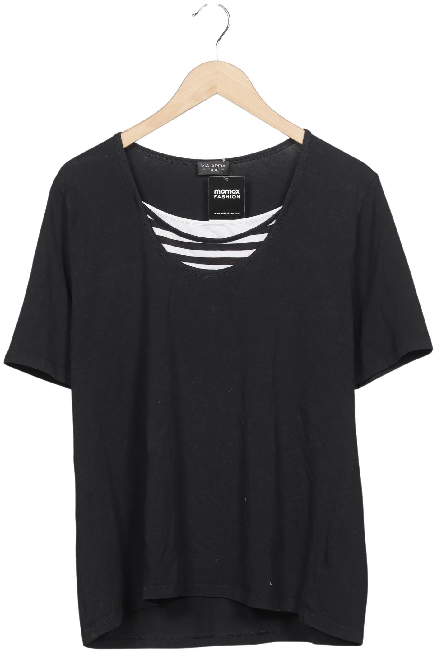 

VIA Appia DUE Damen T-Shirt, schwarz, Gr. 48