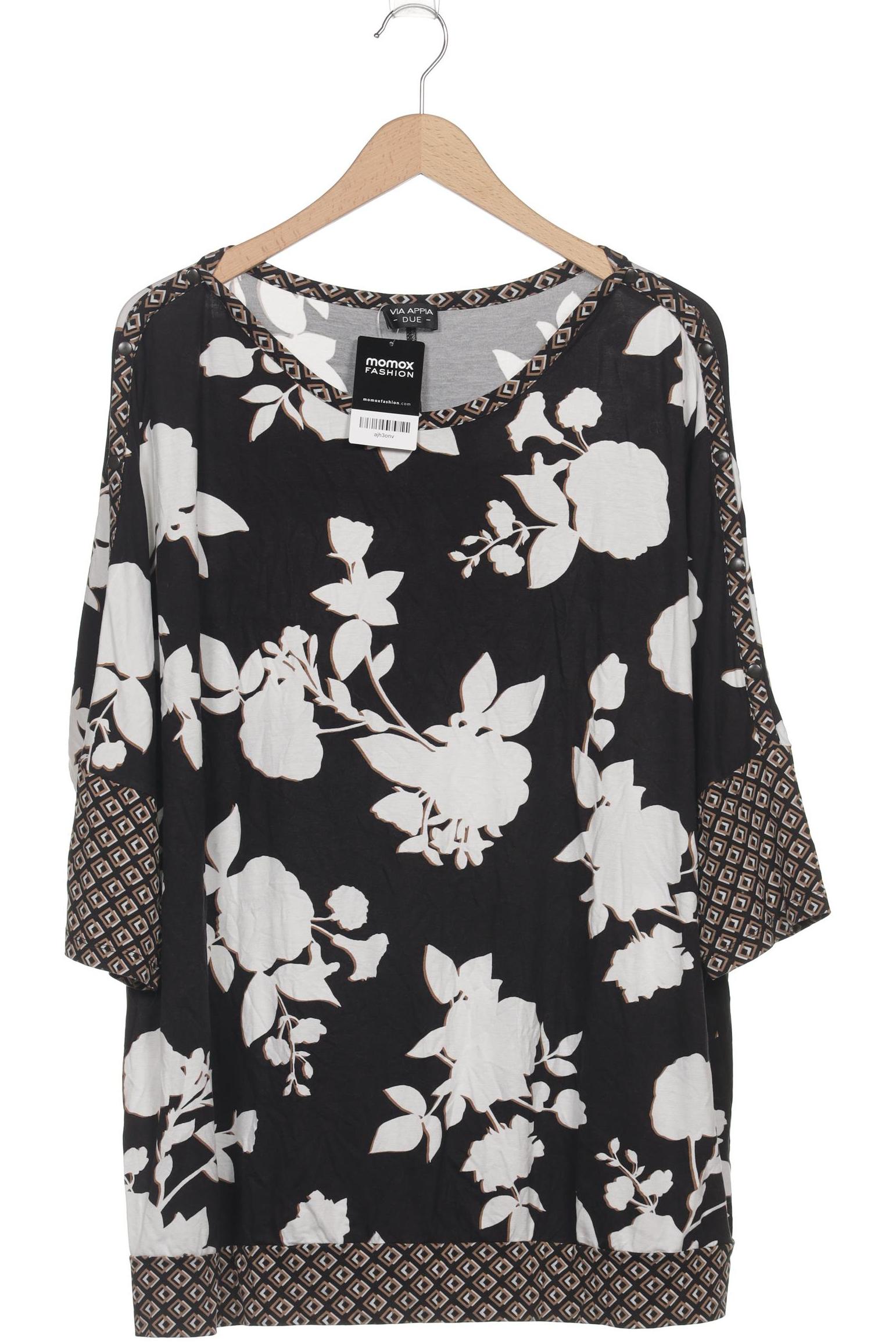 

VIA Appia DUE Damen Langarmshirt, schwarz, Gr. 52