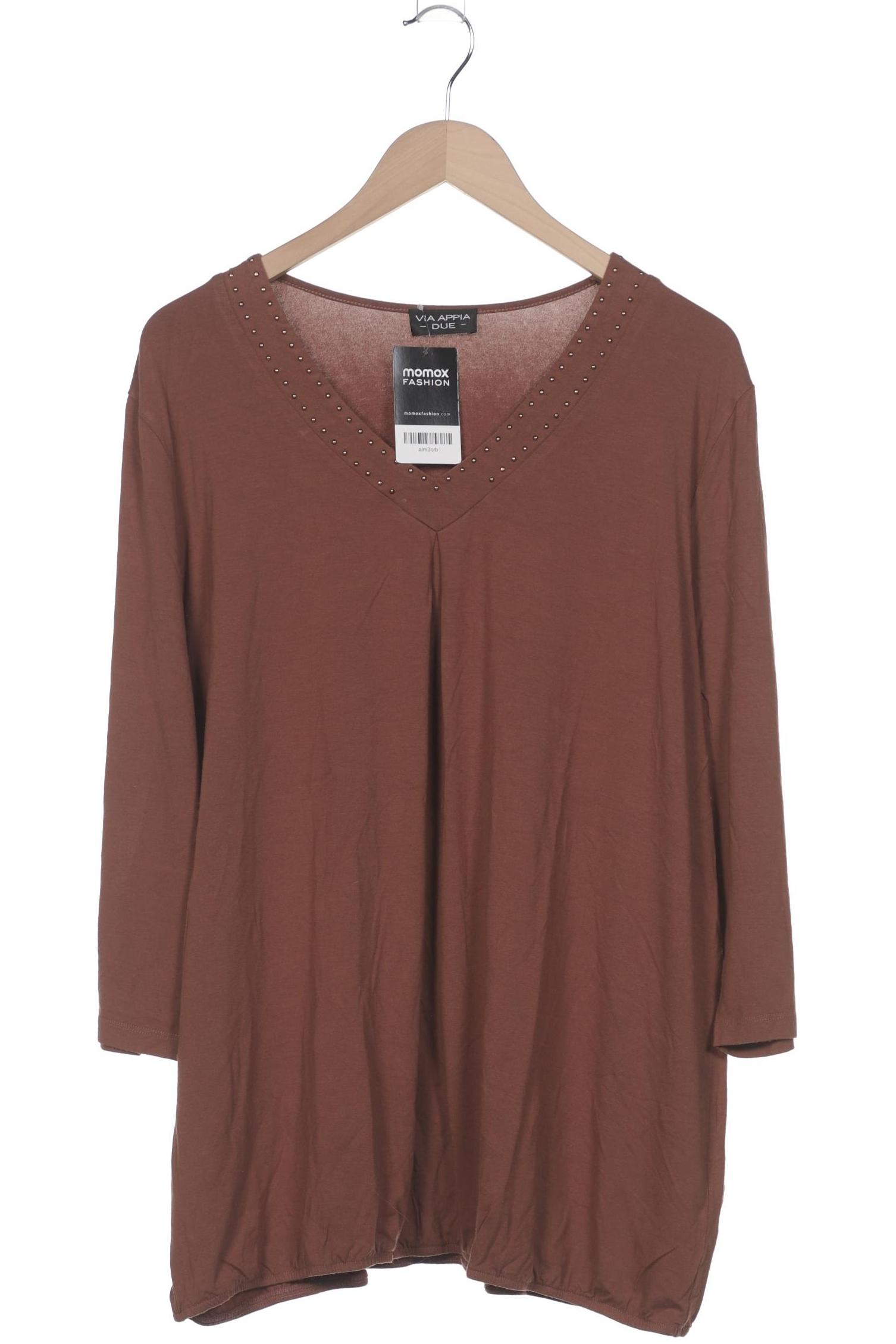 

VIA Appia DUE Damen Langarmshirt, braun, Gr. 50