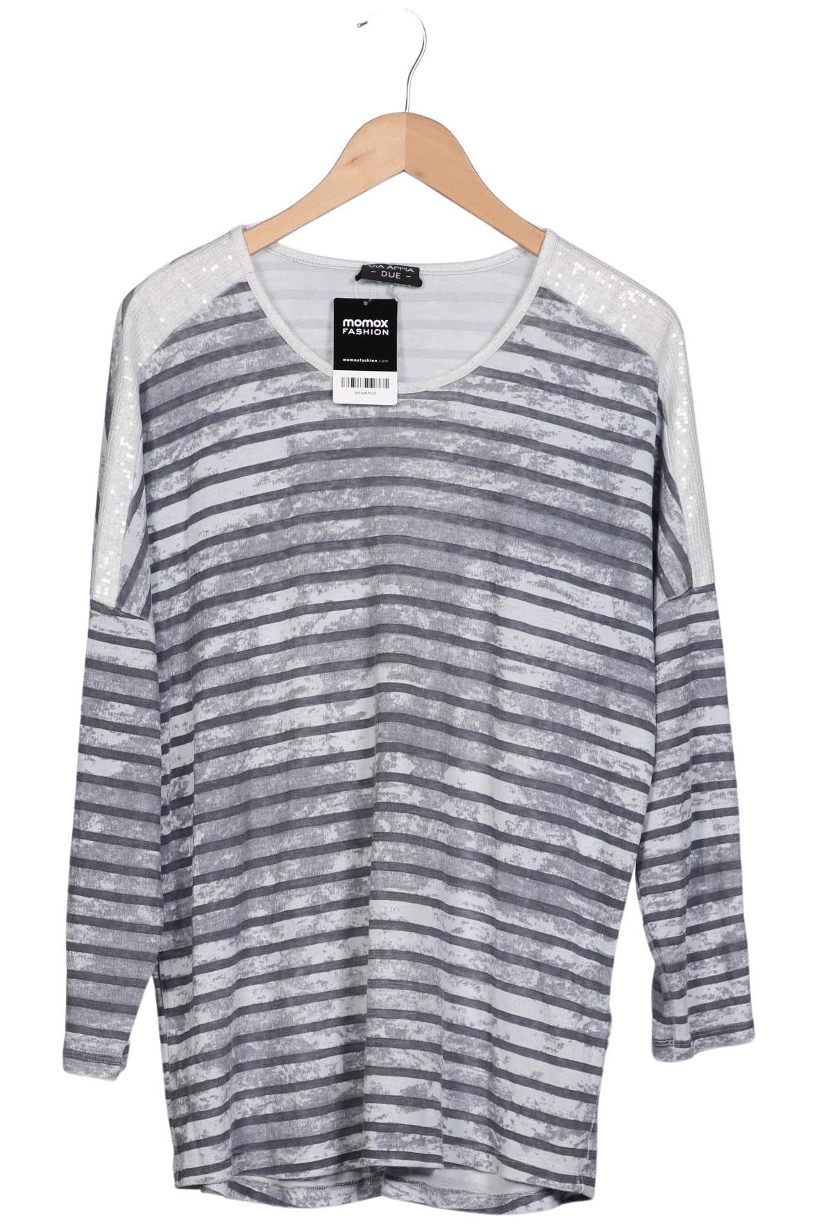 

VIA Appia DUE Damen Langarmshirt, grau, Gr. 46