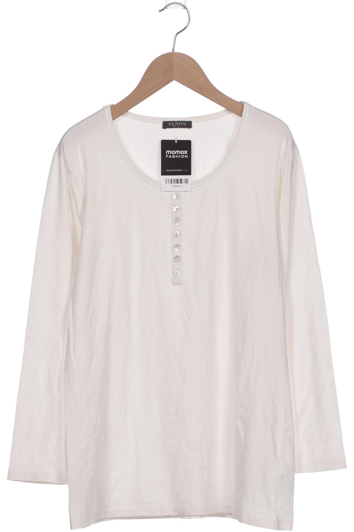 

VIA Appia DUE Damen Langarmshirt, cremeweiß, Gr. 44