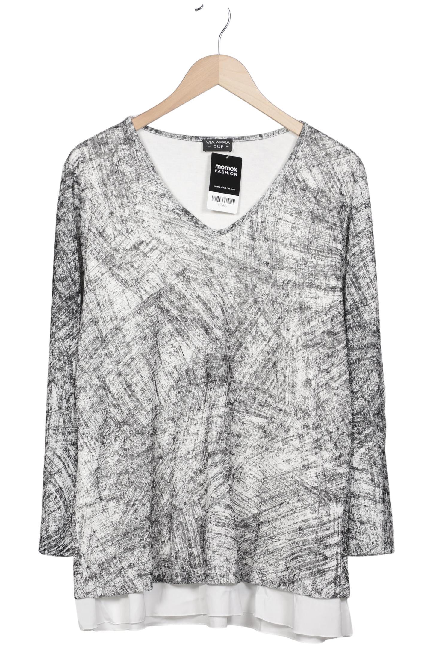 

VIA Appia DUE Damen Langarmshirt, grau, Gr. 44