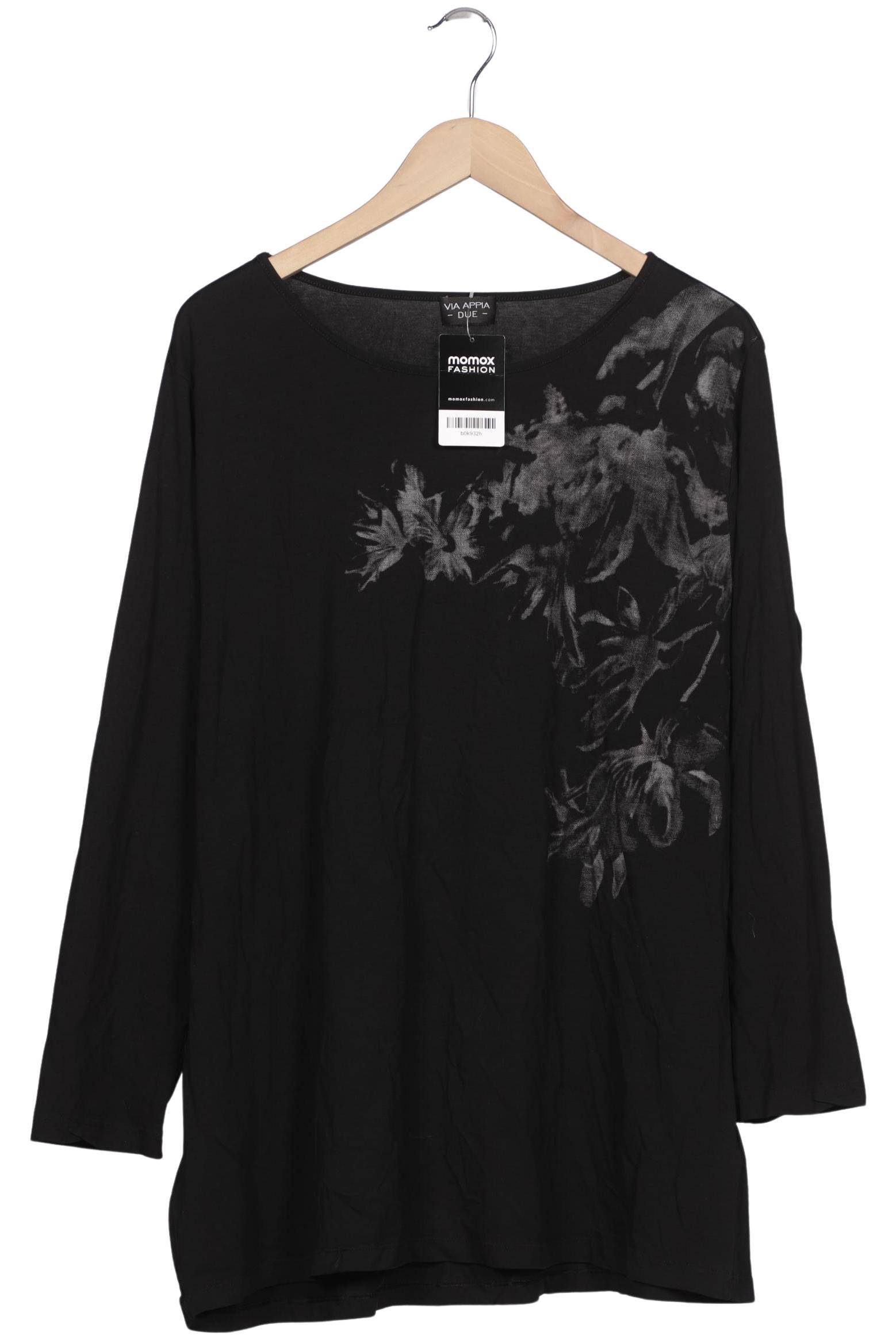 

VIA Appia DUE Damen Langarmshirt, schwarz, Gr. 52