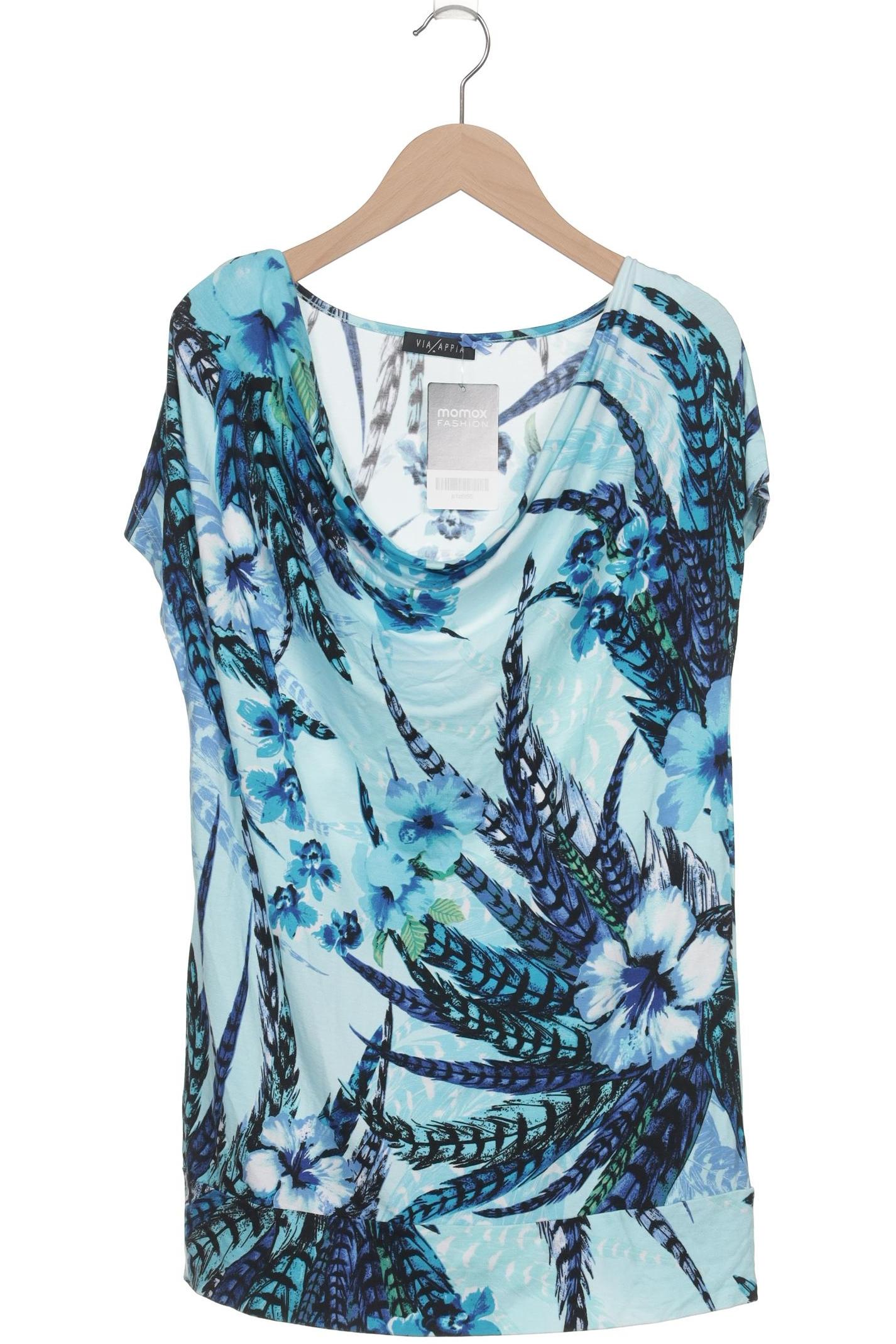 

VIA Appia DUE Damen T-Shirt, blau, Gr. 42