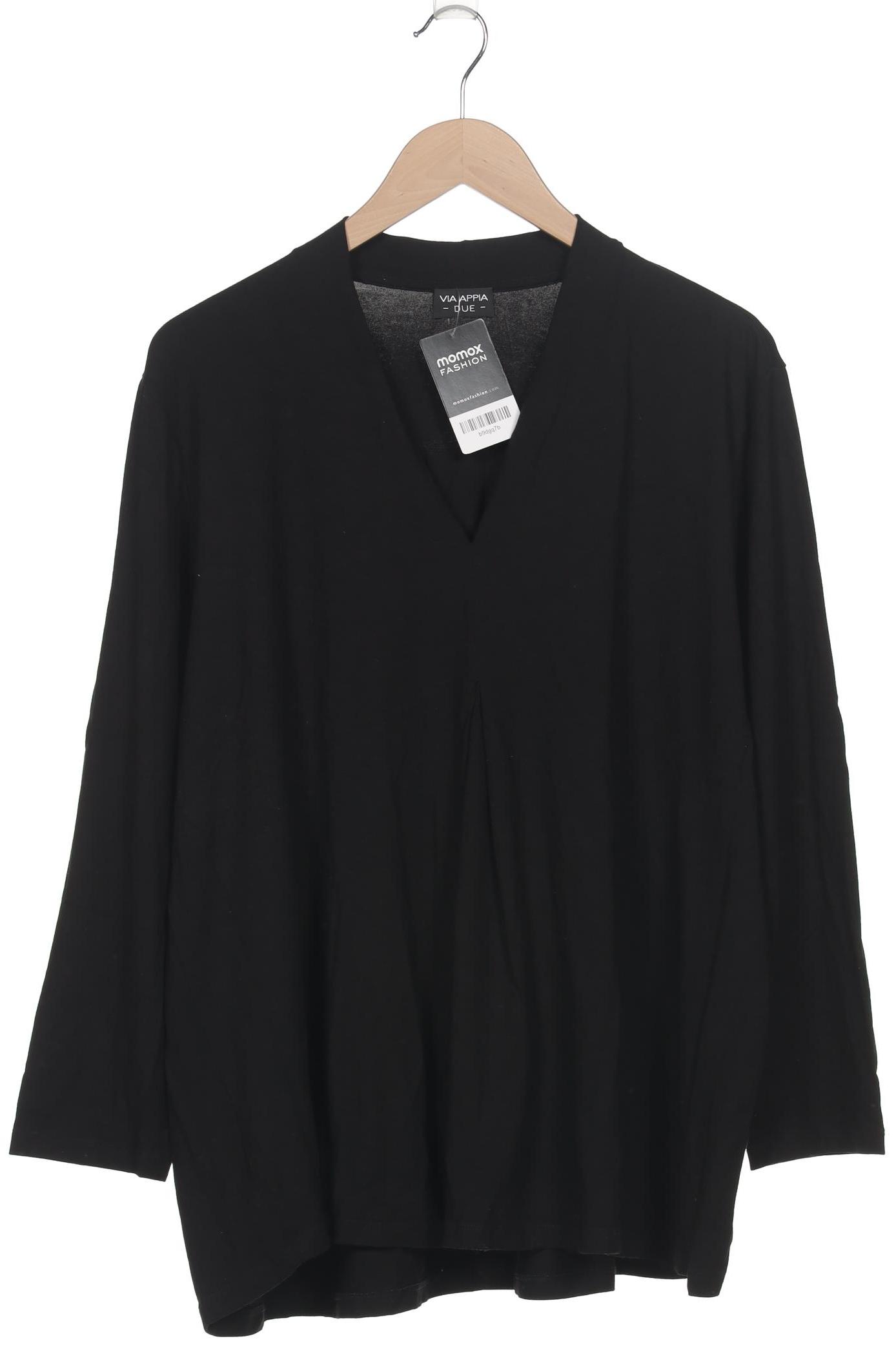 

VIA Appia DUE Damen Langarmshirt, schwarz, Gr. 48