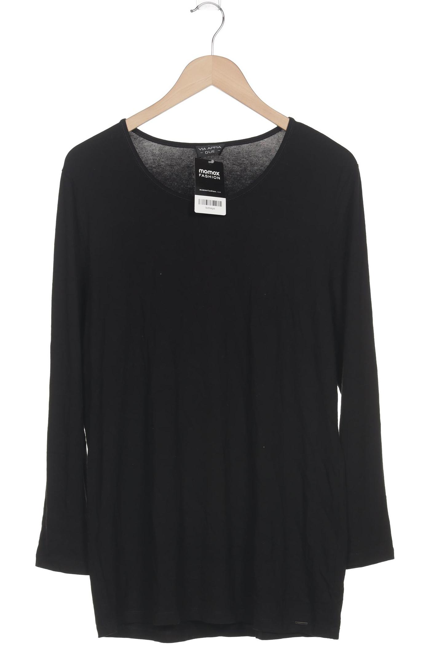 

VIA Appia DUE Damen Langarmshirt, schwarz, Gr. 44