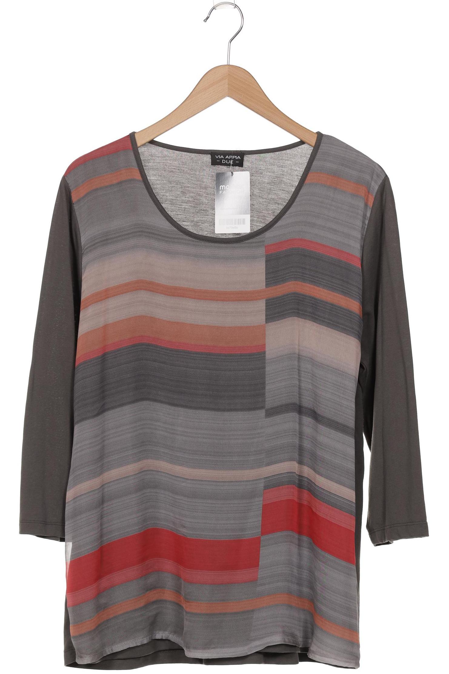 

VIA Appia DUE Damen Langarmshirt, grau, Gr. 46