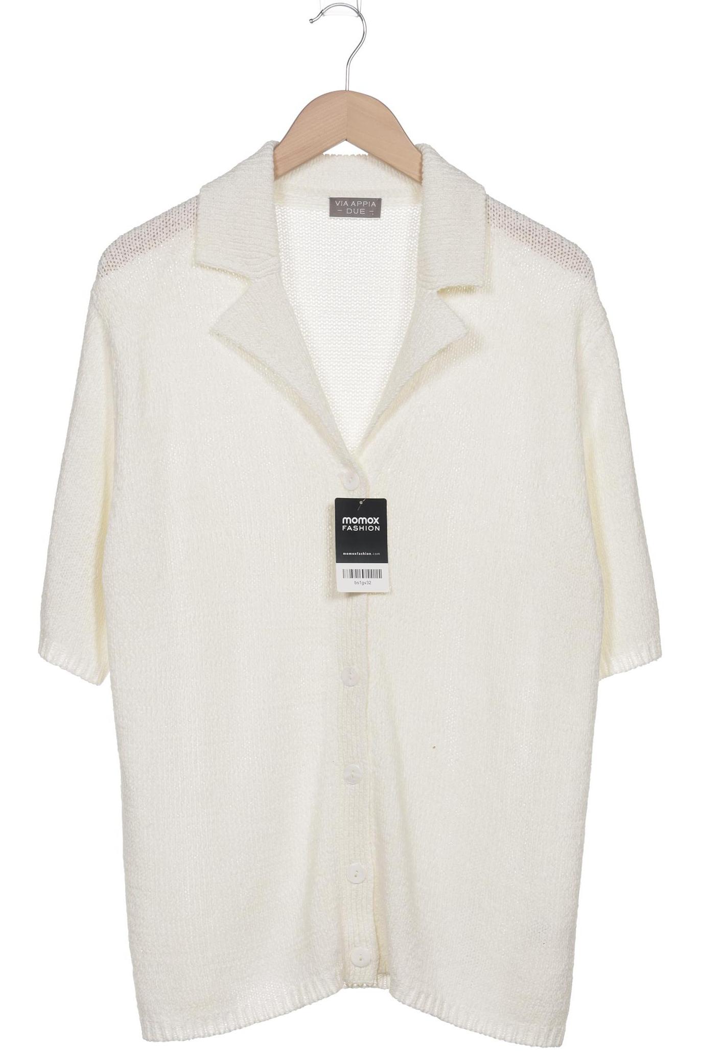 

VIA Appia DUE Damen Strickjacke, cremeweiß, Gr. 46