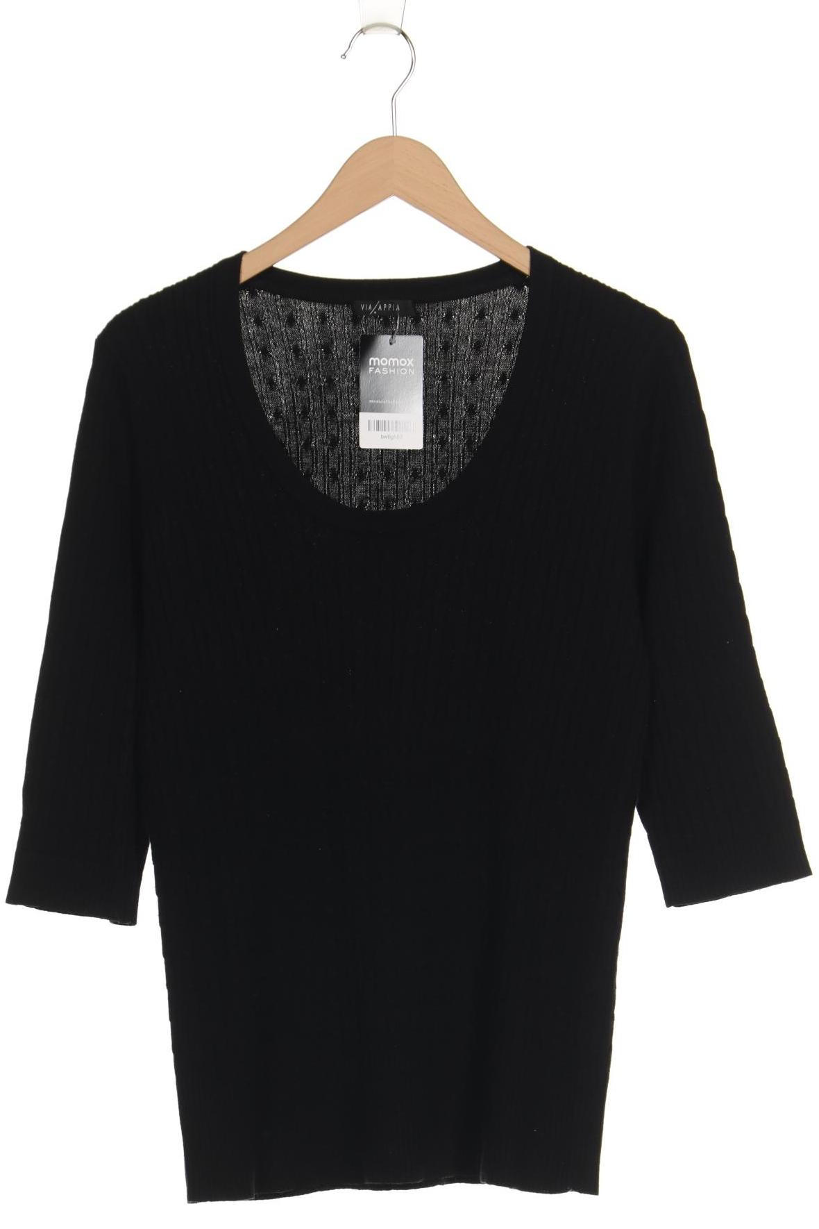 

VIA Appia DUE Damen Pullover, schwarz, Gr. 42