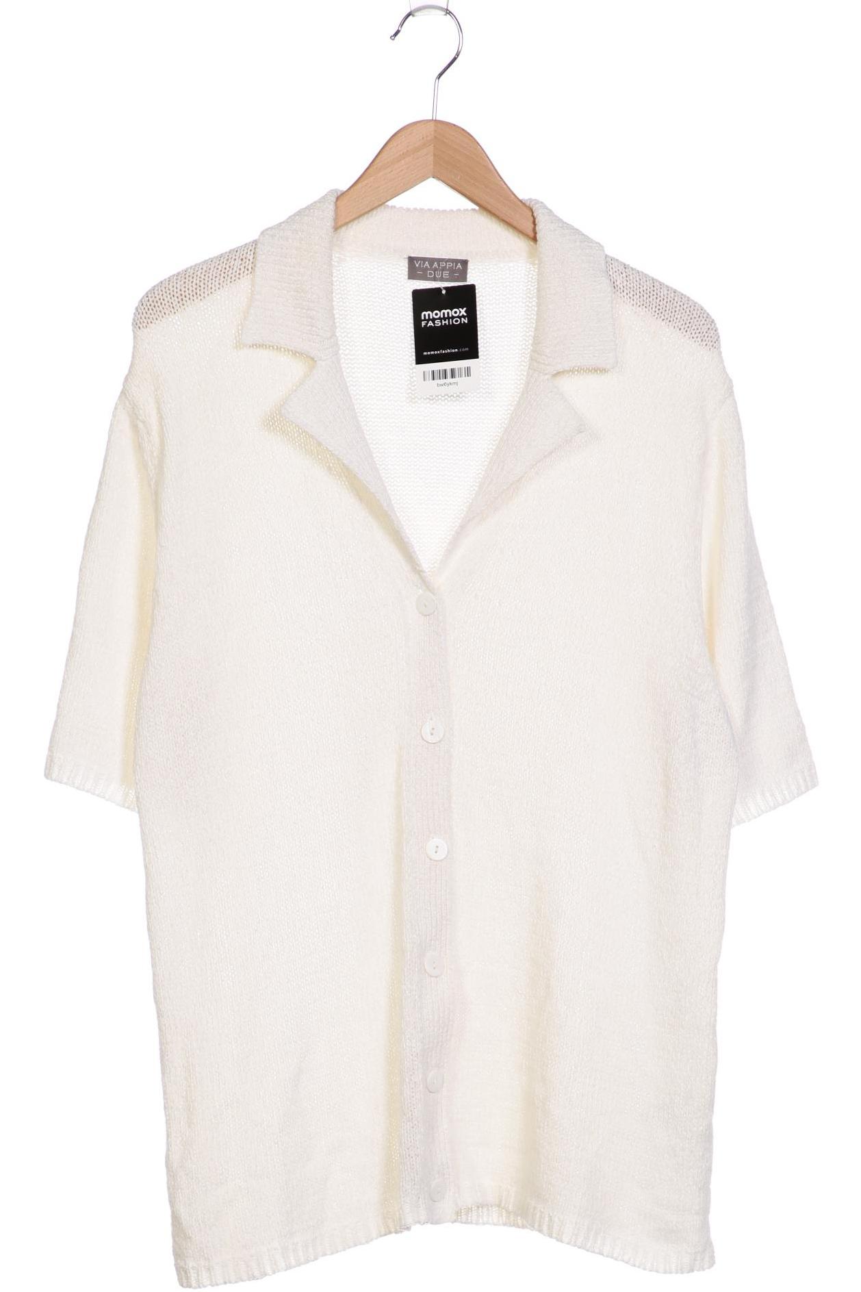 

VIA Appia DUE Damen Strickjacke, cremeweiß, Gr. 50