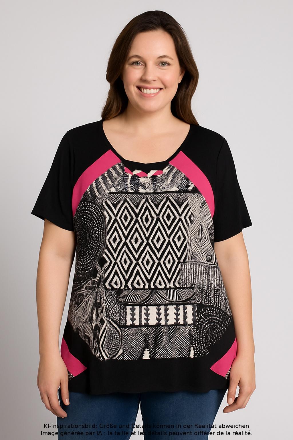 

VIA Appia DUE Damen T-Shirt, mehrfarbig, Gr. 52