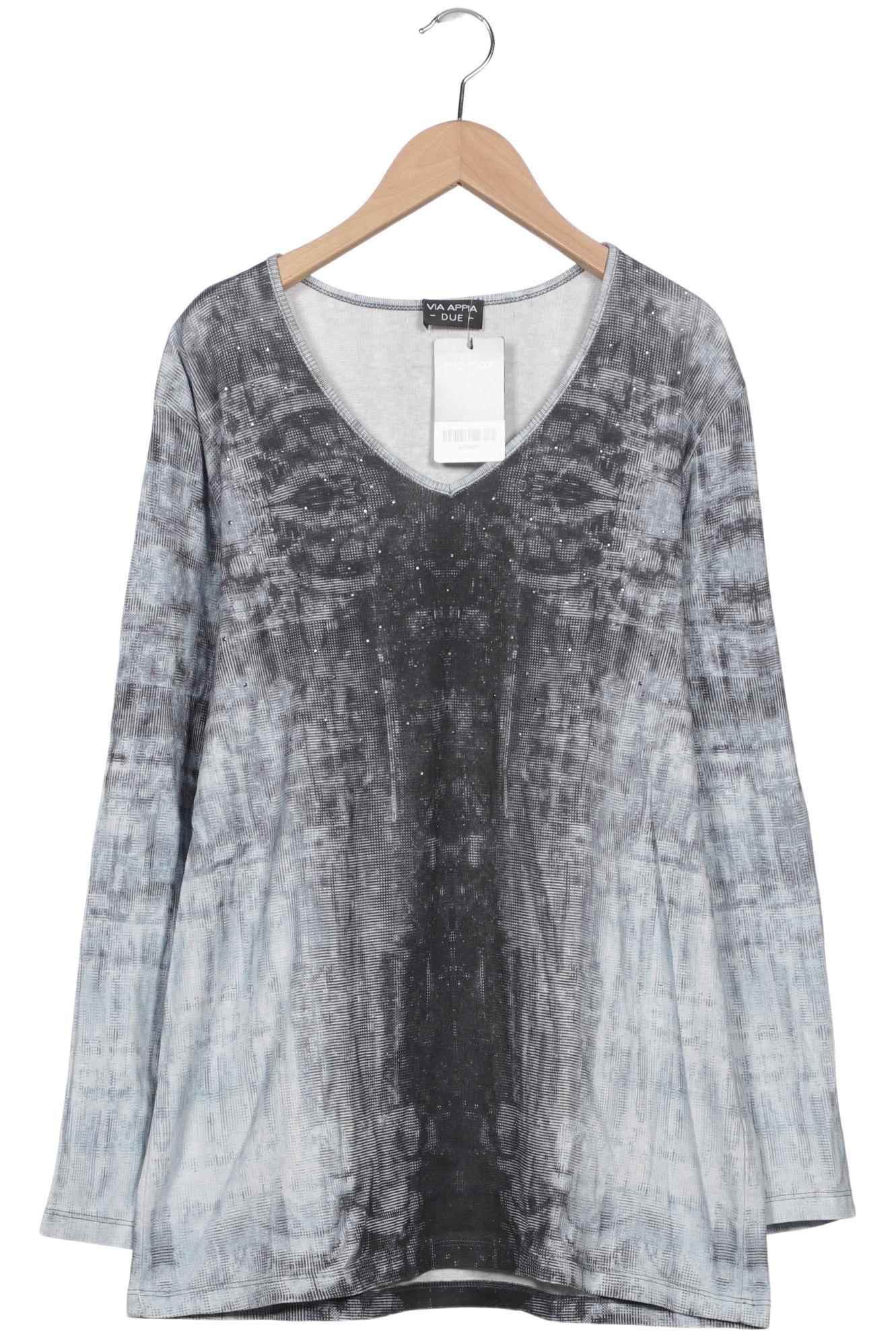 

VIA Appia DUE Damen Langarmshirt, hellblau, Gr. 48