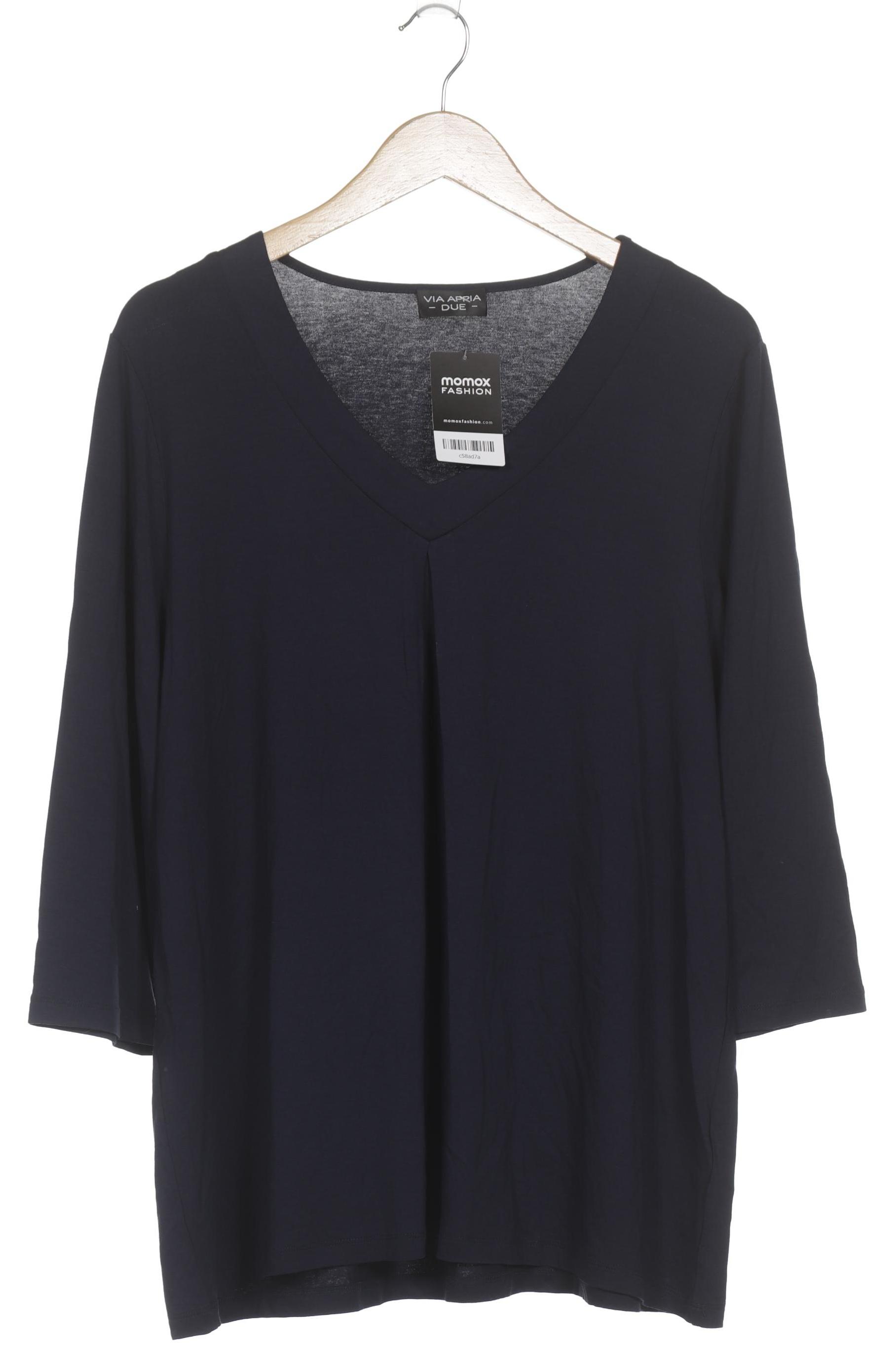 

VIA Appia DUE Damen Langarmshirt, blau, Gr. 48