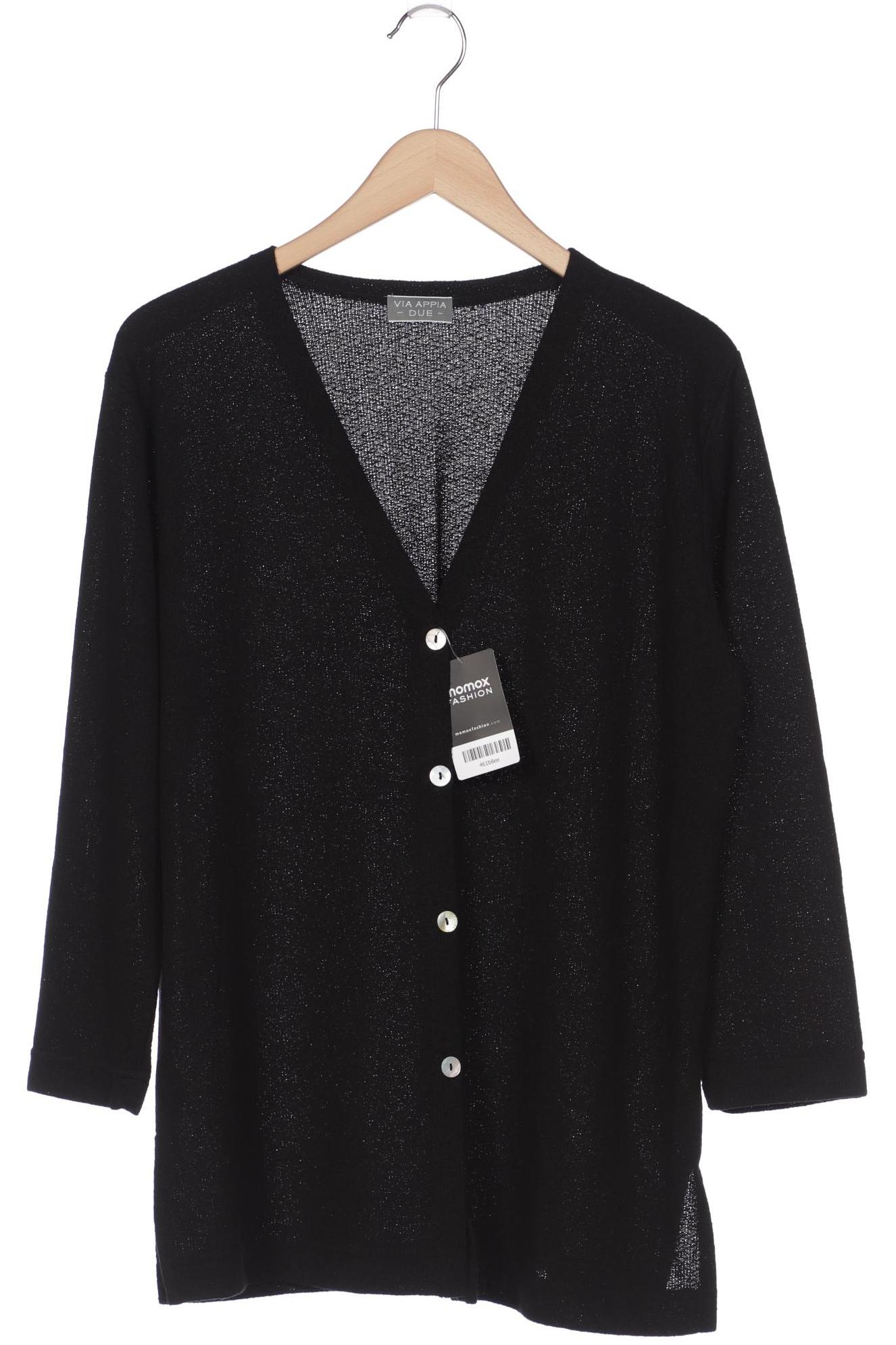 

VIA Appia DUE Damen Strickjacke, schwarz, Gr. 48