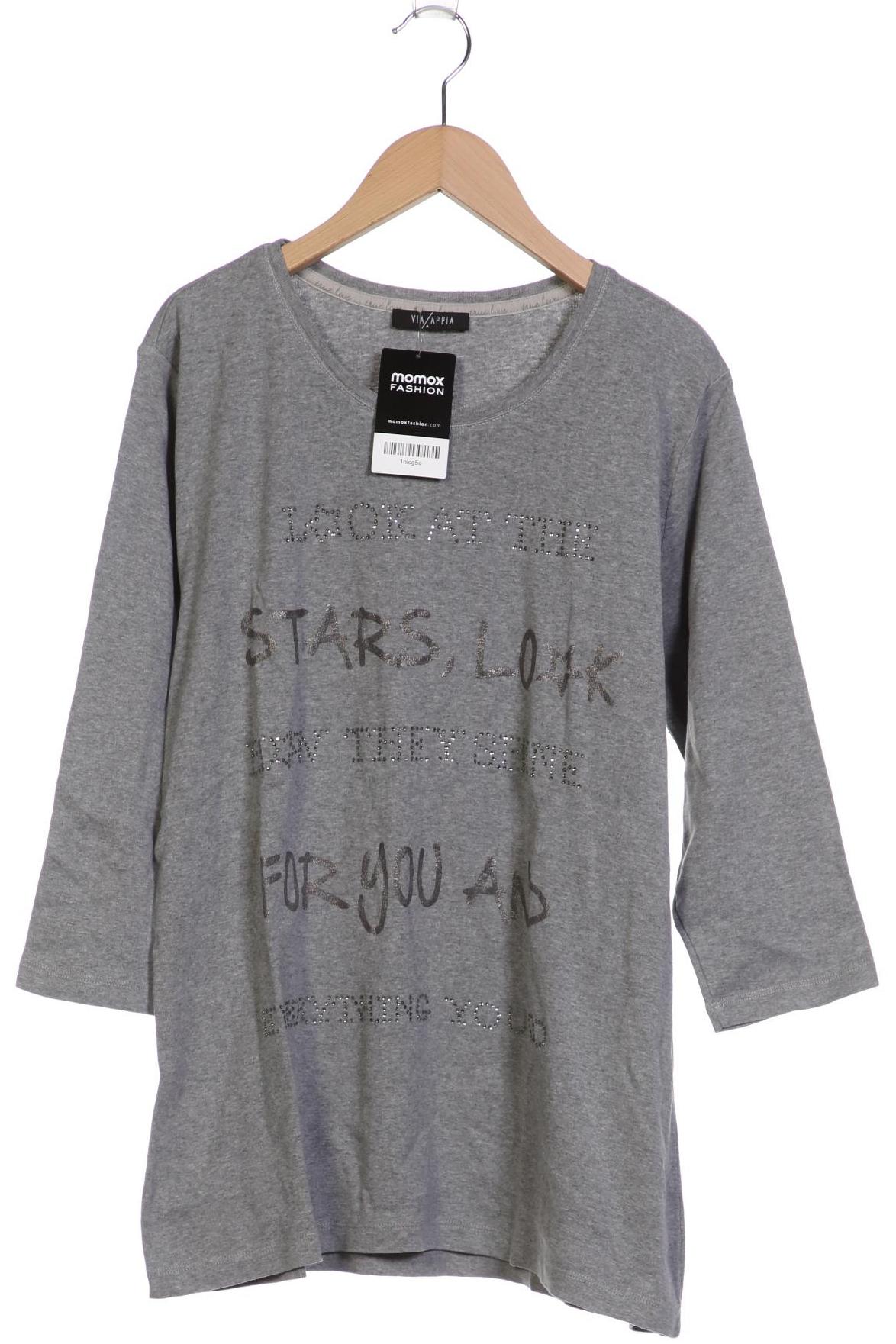 

VIA Appia DUE Damen Langarmshirt, grau, Gr. 46