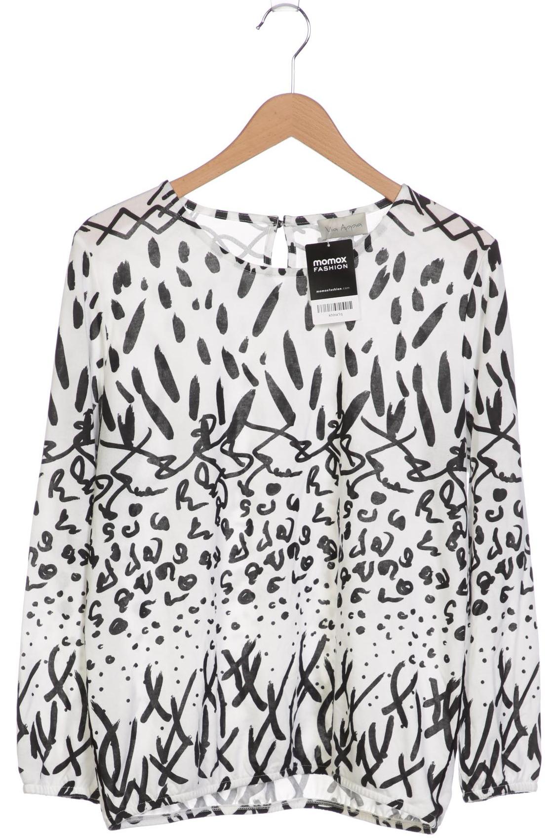 

VIA Appia DUE Damen Langarmshirt, weiß, Gr. 46