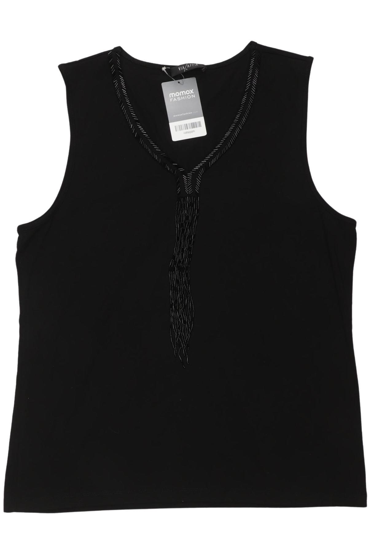 

VIA Appia DUE Damen Top, schwarz, Gr. 42